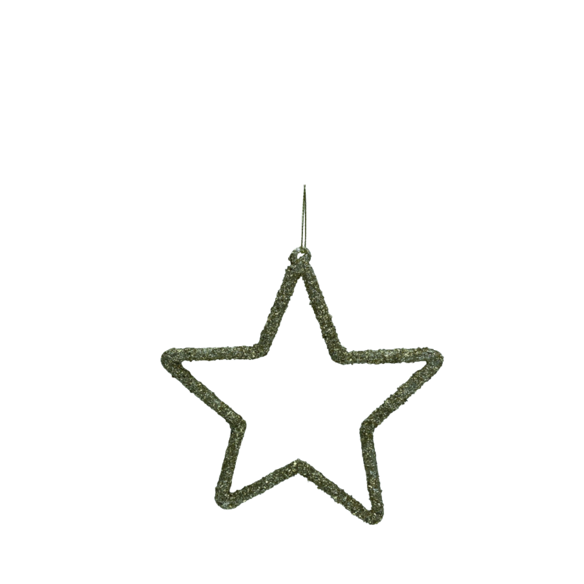 Glaskugel Glitzer Stern