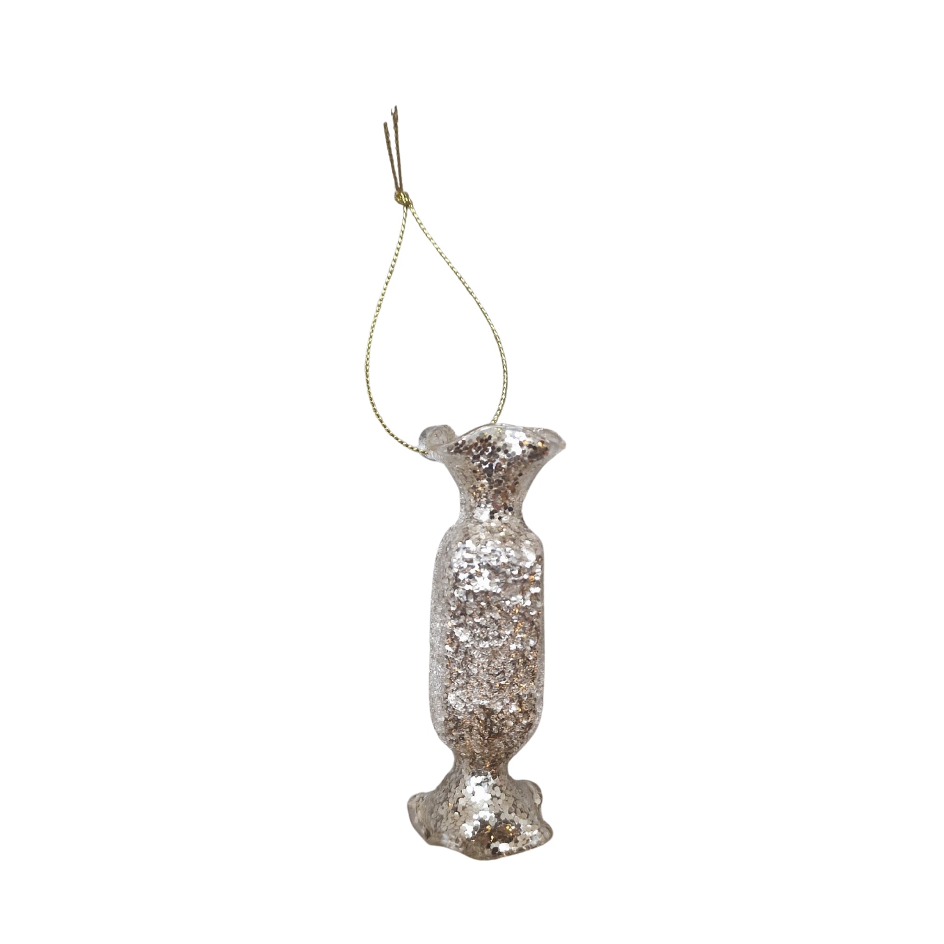 Süße Weihnachtskugel m. Glitzer