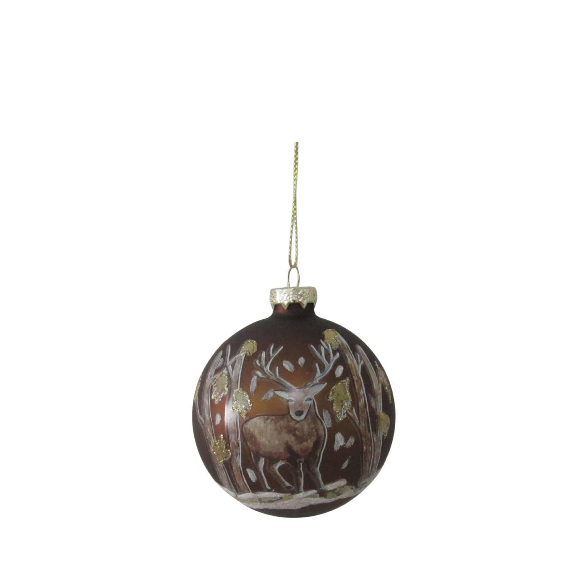 Weihnachtskugel m. Rentier