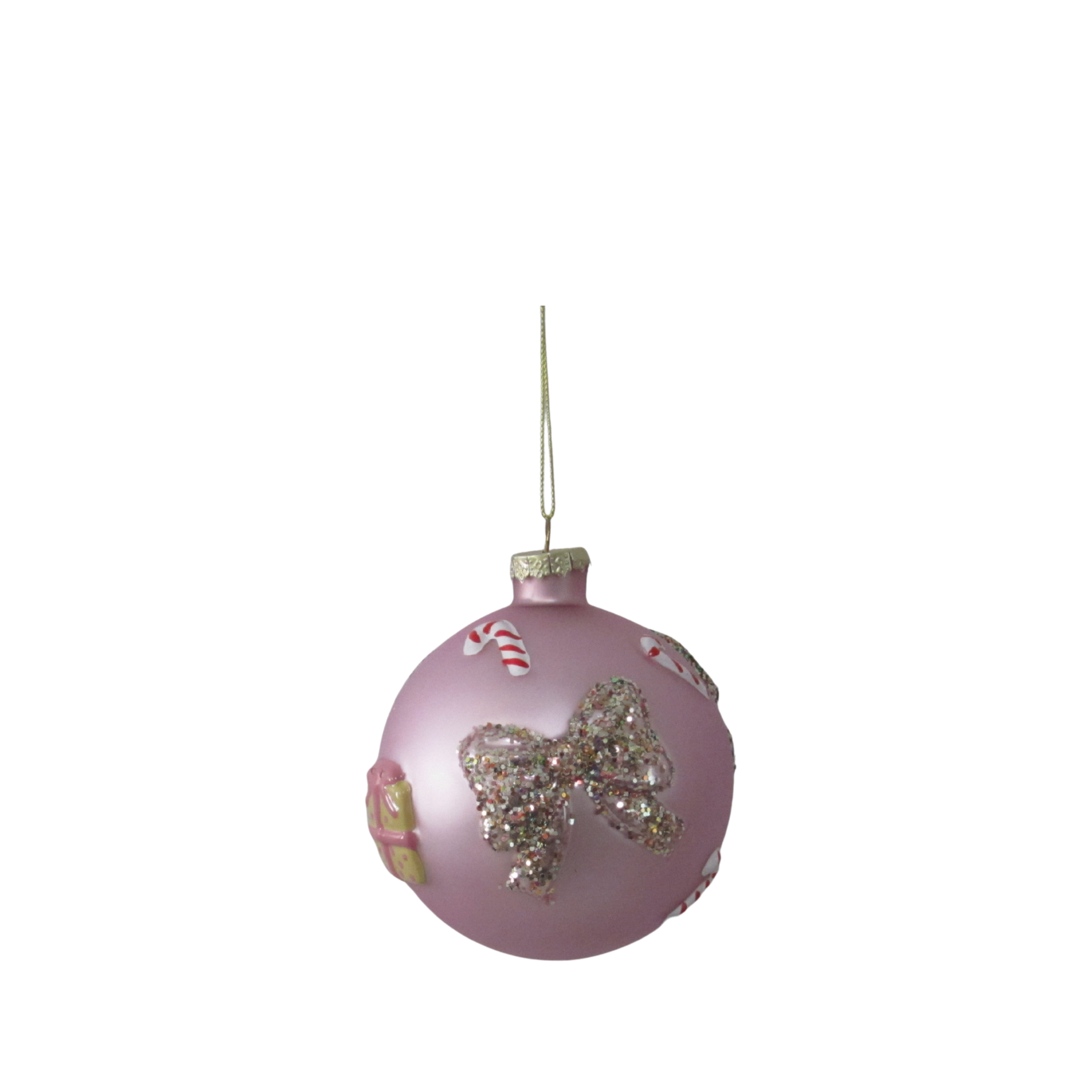 Weihnachtskugel mit Weihnachtsmotiven