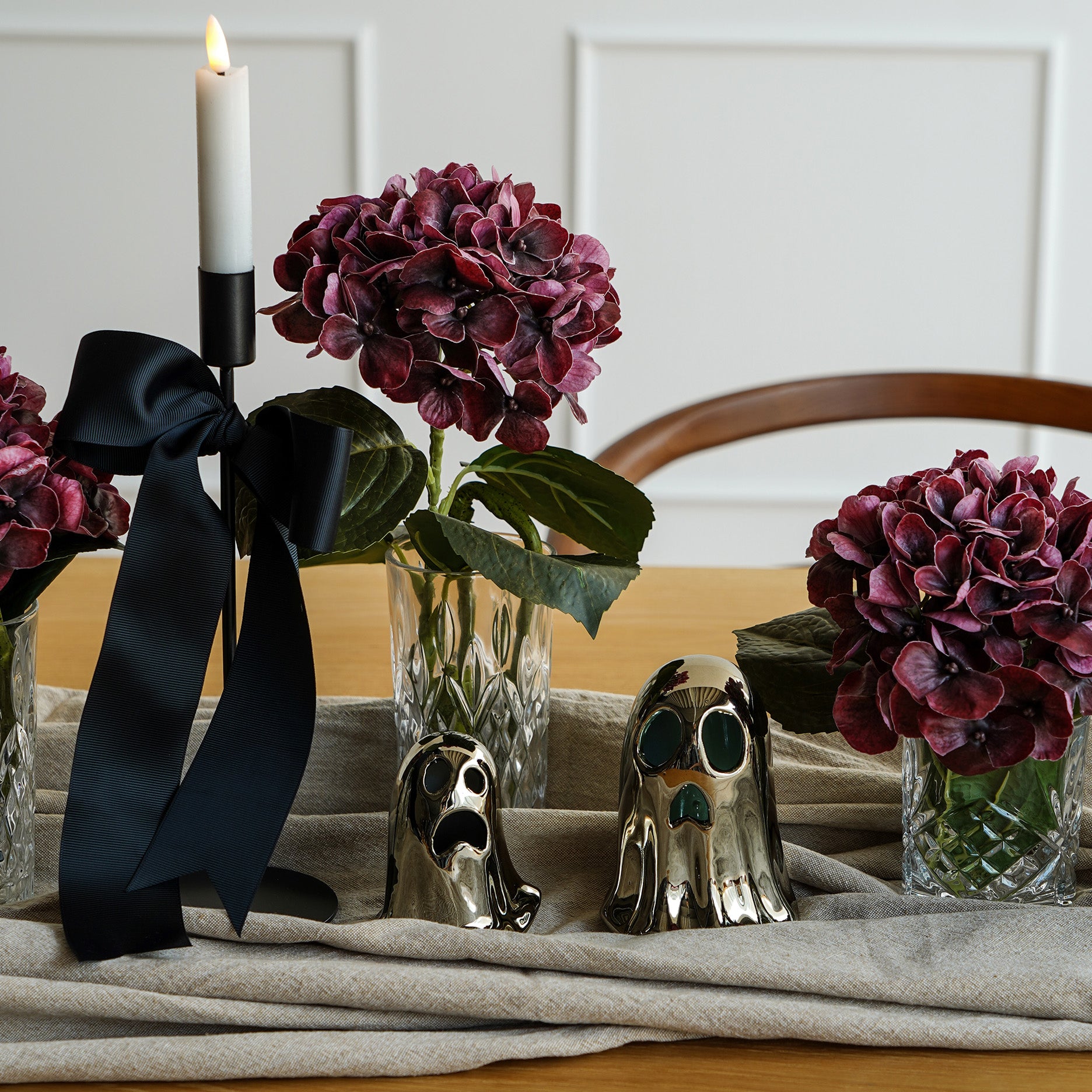 Geister mit LED-Beleuchtung - Set