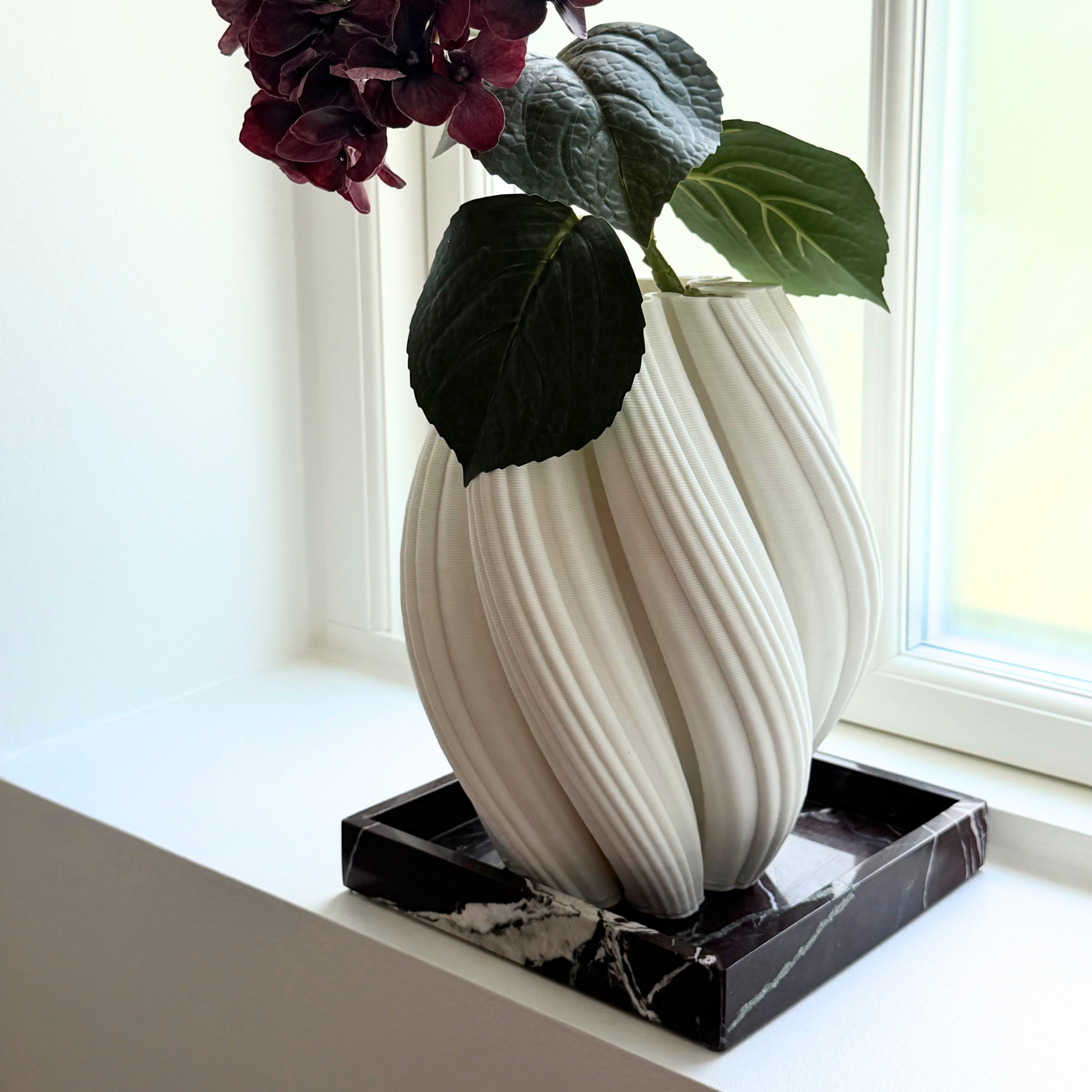 3D Wave Keramikvase