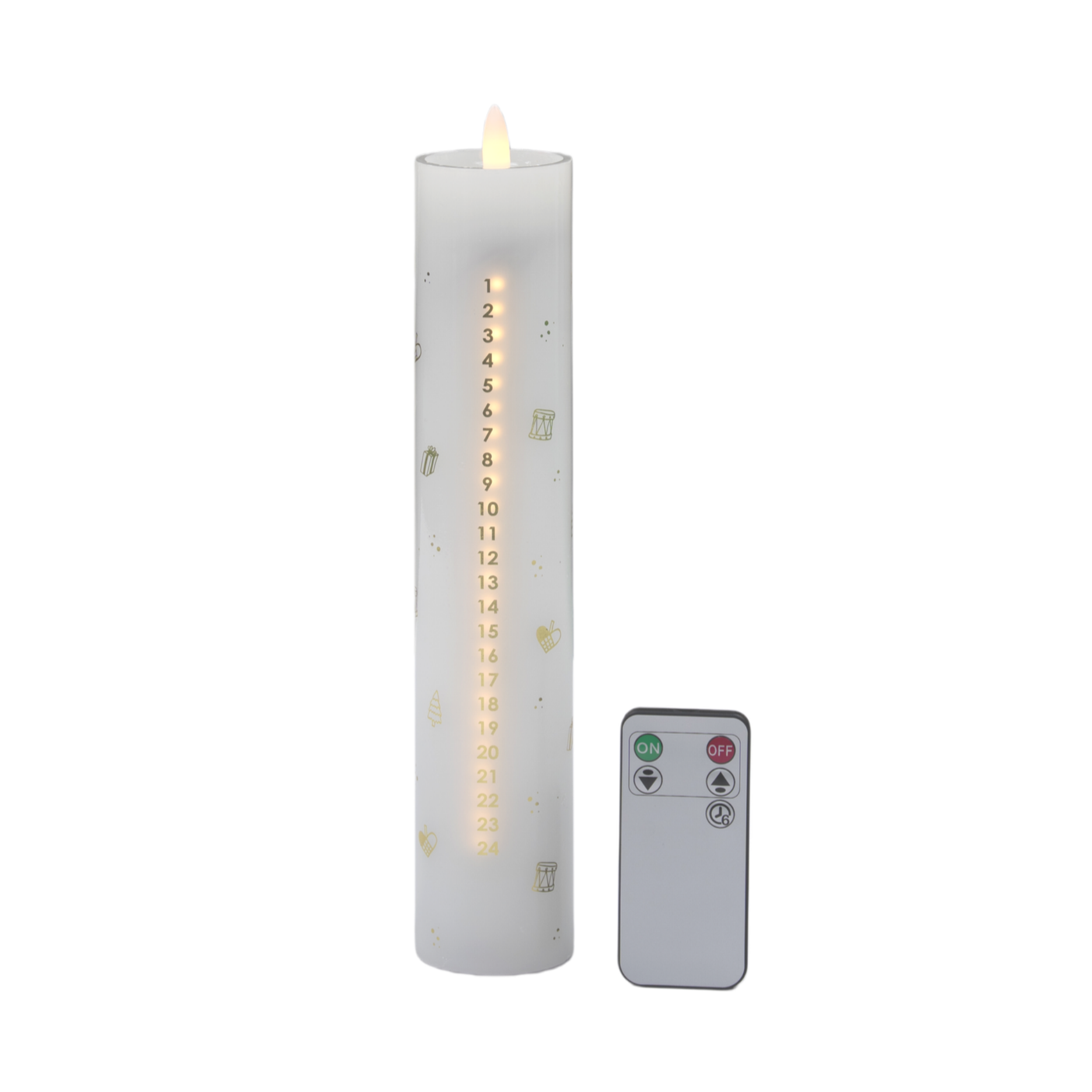 Weihnachtskalender LED-Licht