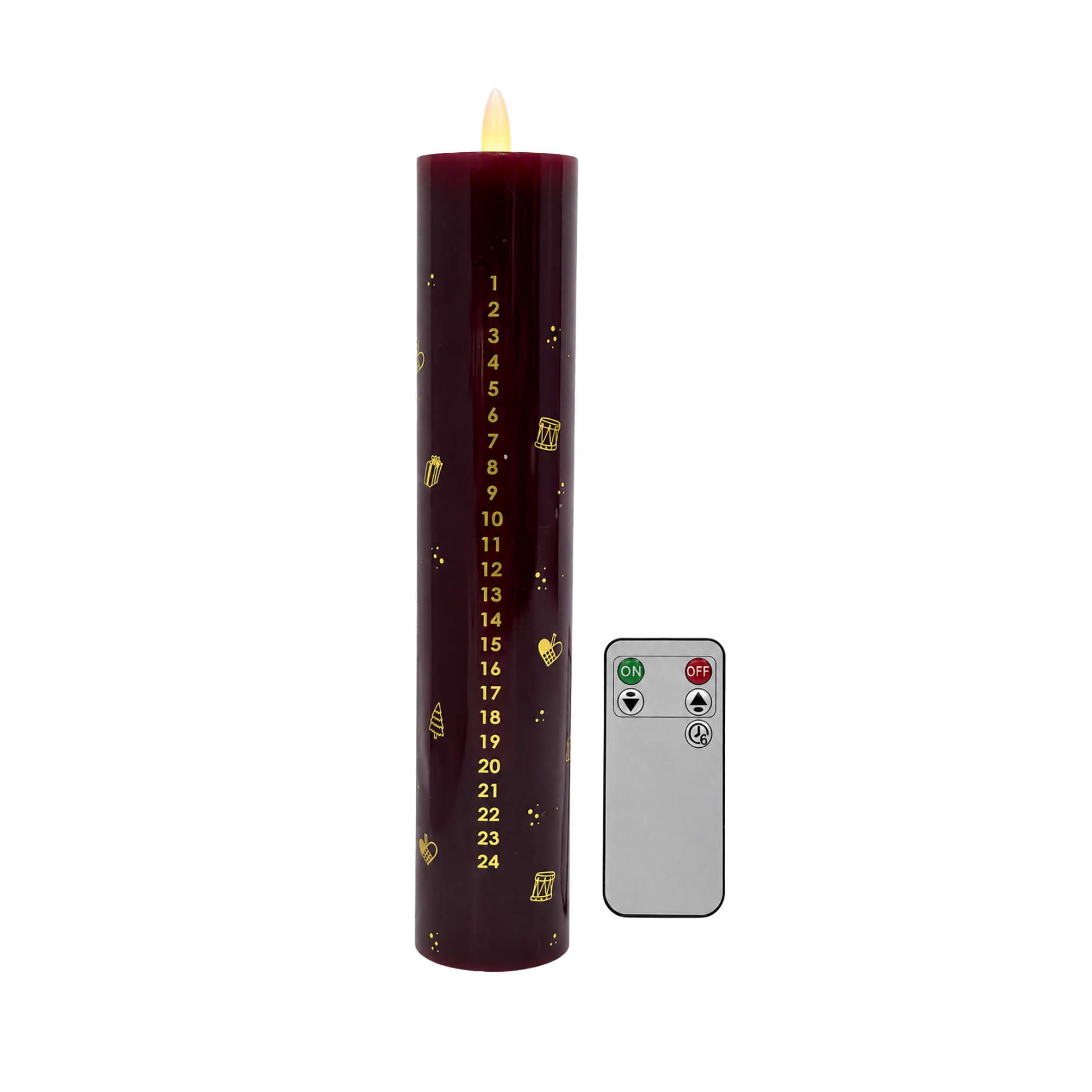 Weihnachtskalender LED-Licht