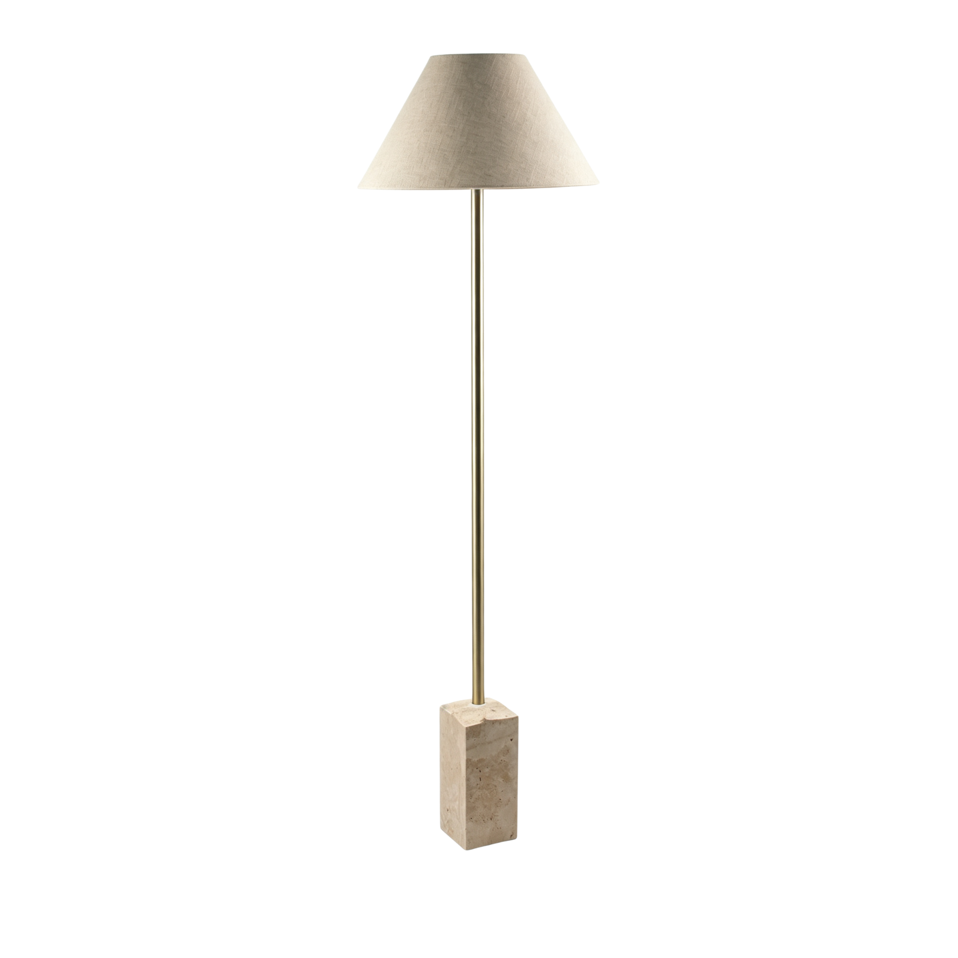 Travertin Gulvlampe