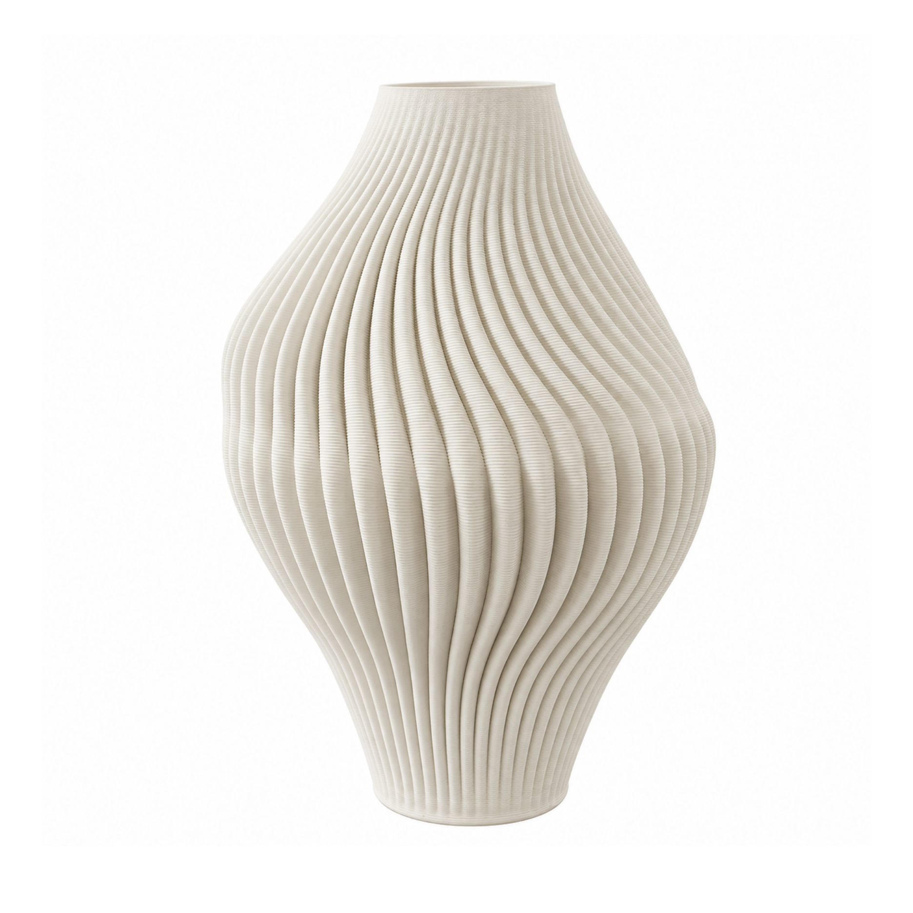 Strøm 3D Keramikvase - M