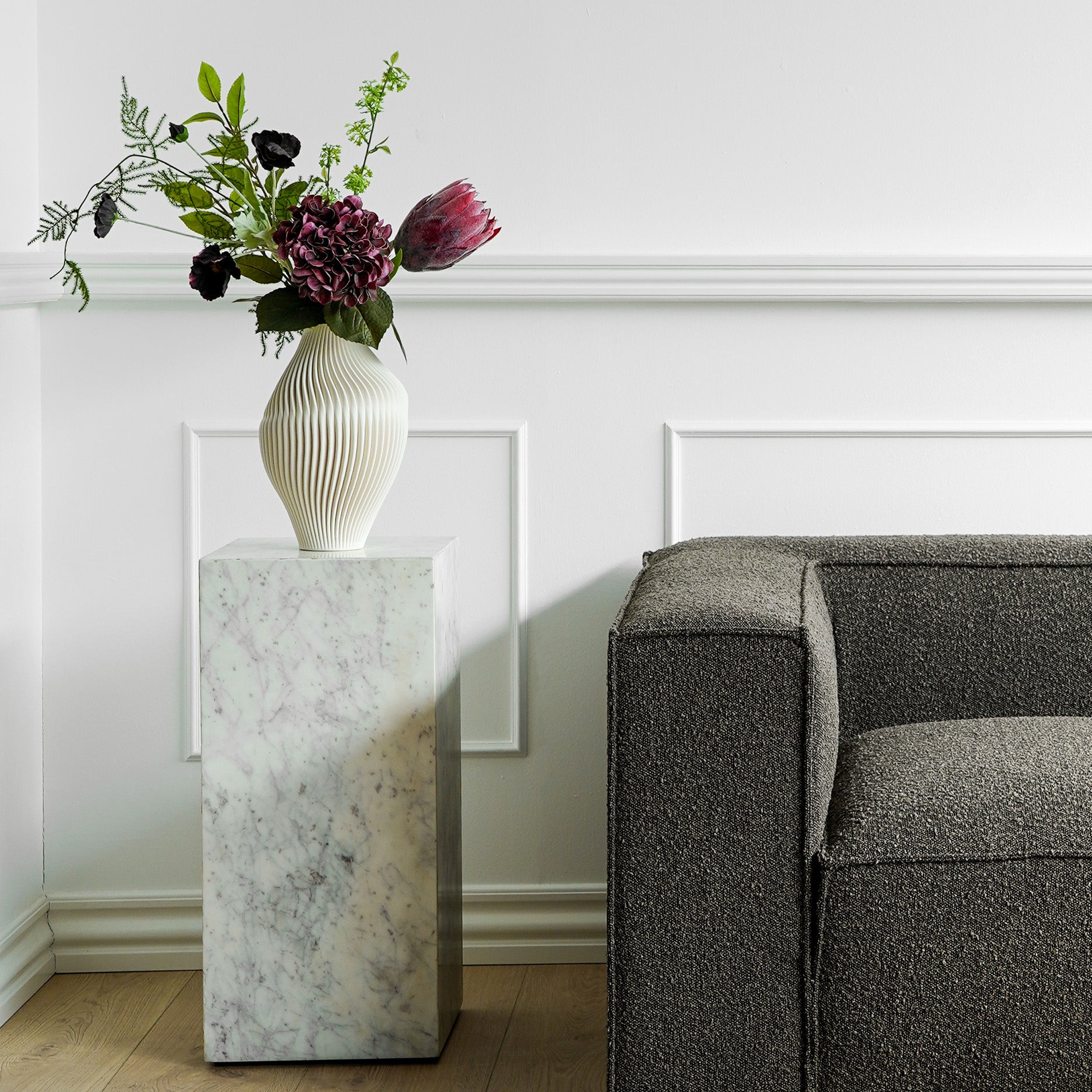 Strøm 3D Keramikvase - M