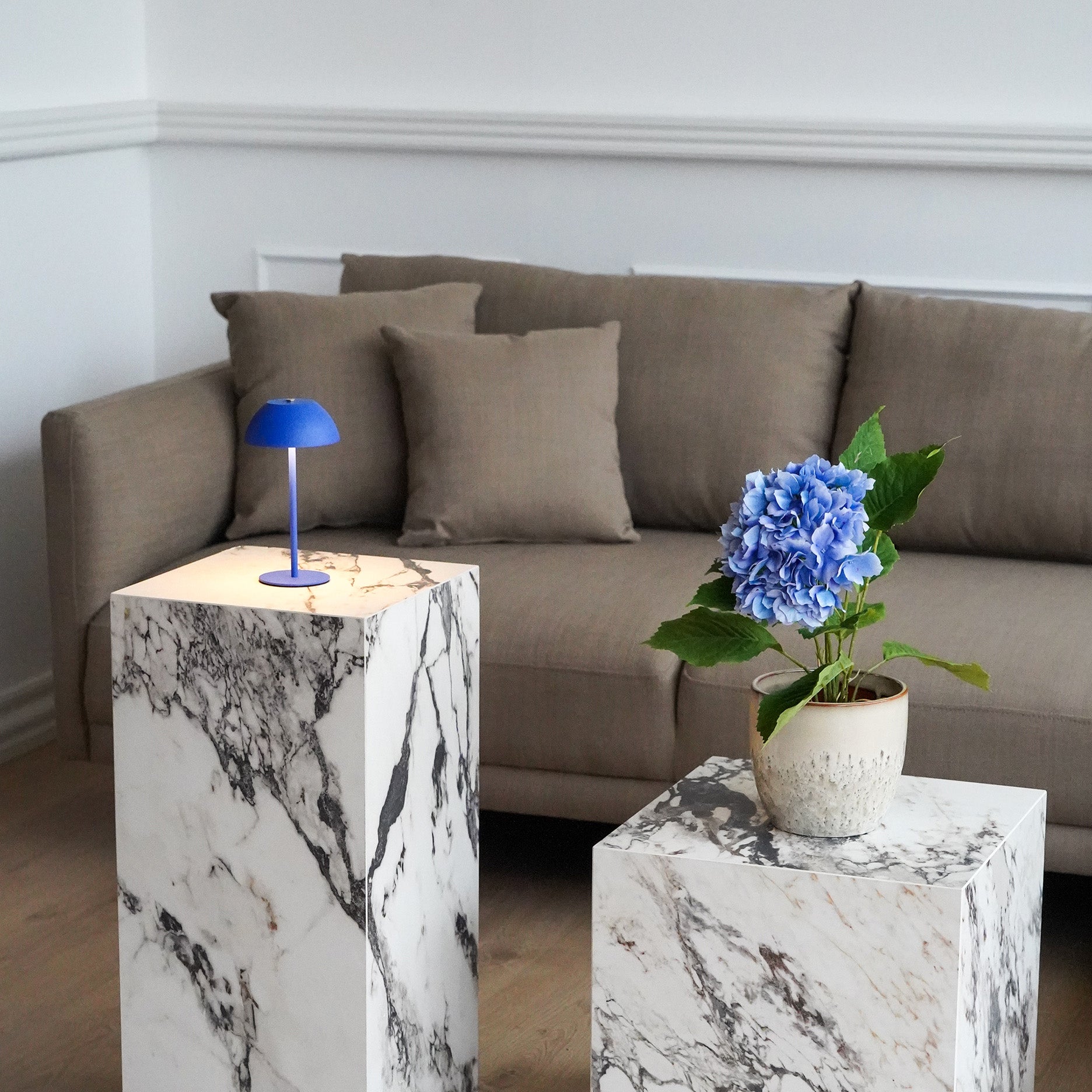 Realtouch hortensia i potte H40