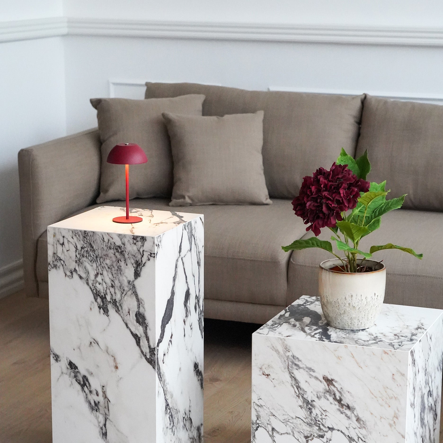 Realtouch hortensia i potte H40