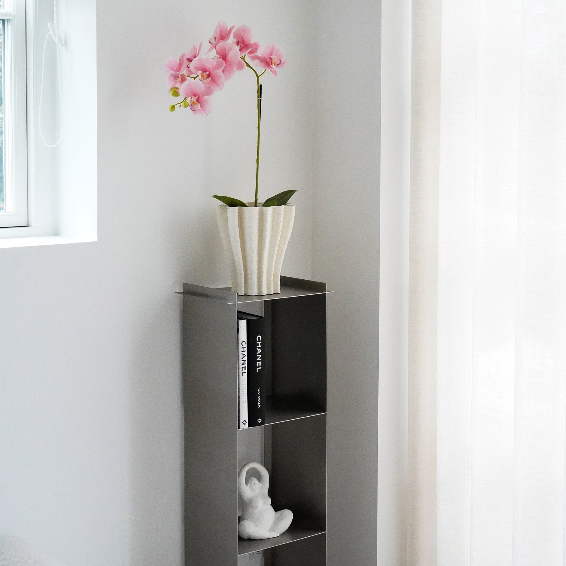 Realtouch Orchidee im Moostopf