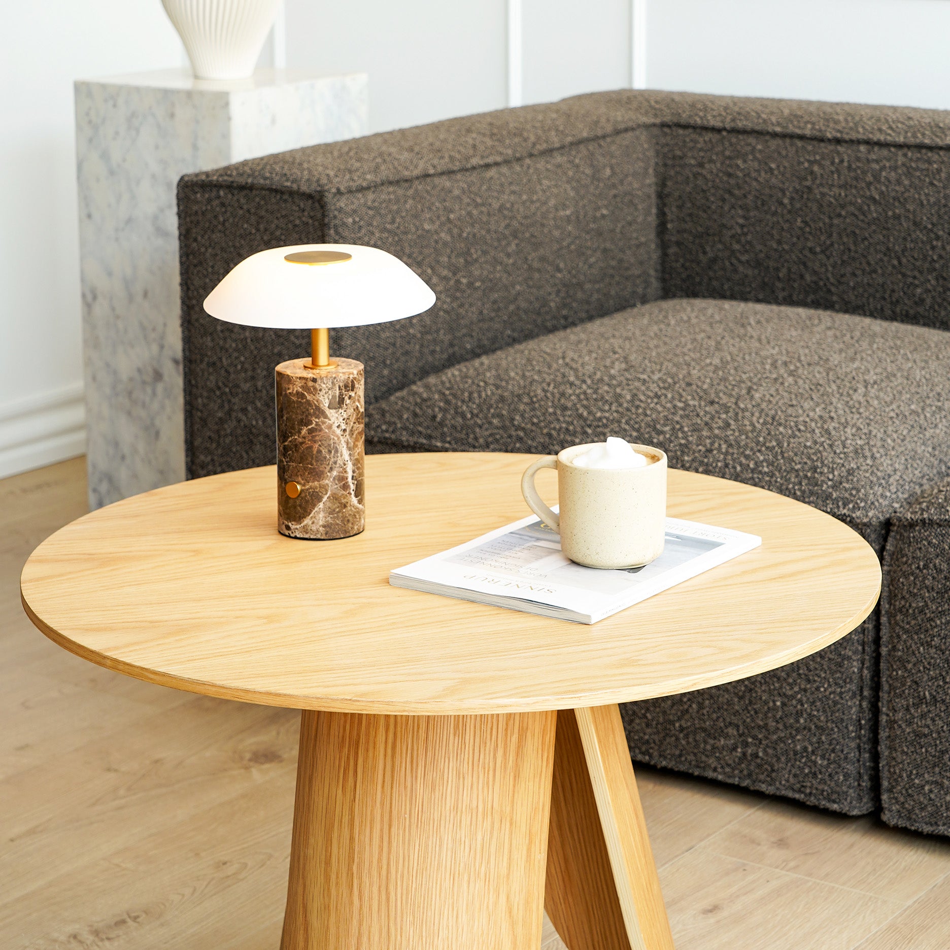 Nero Marmor LED-Lampe