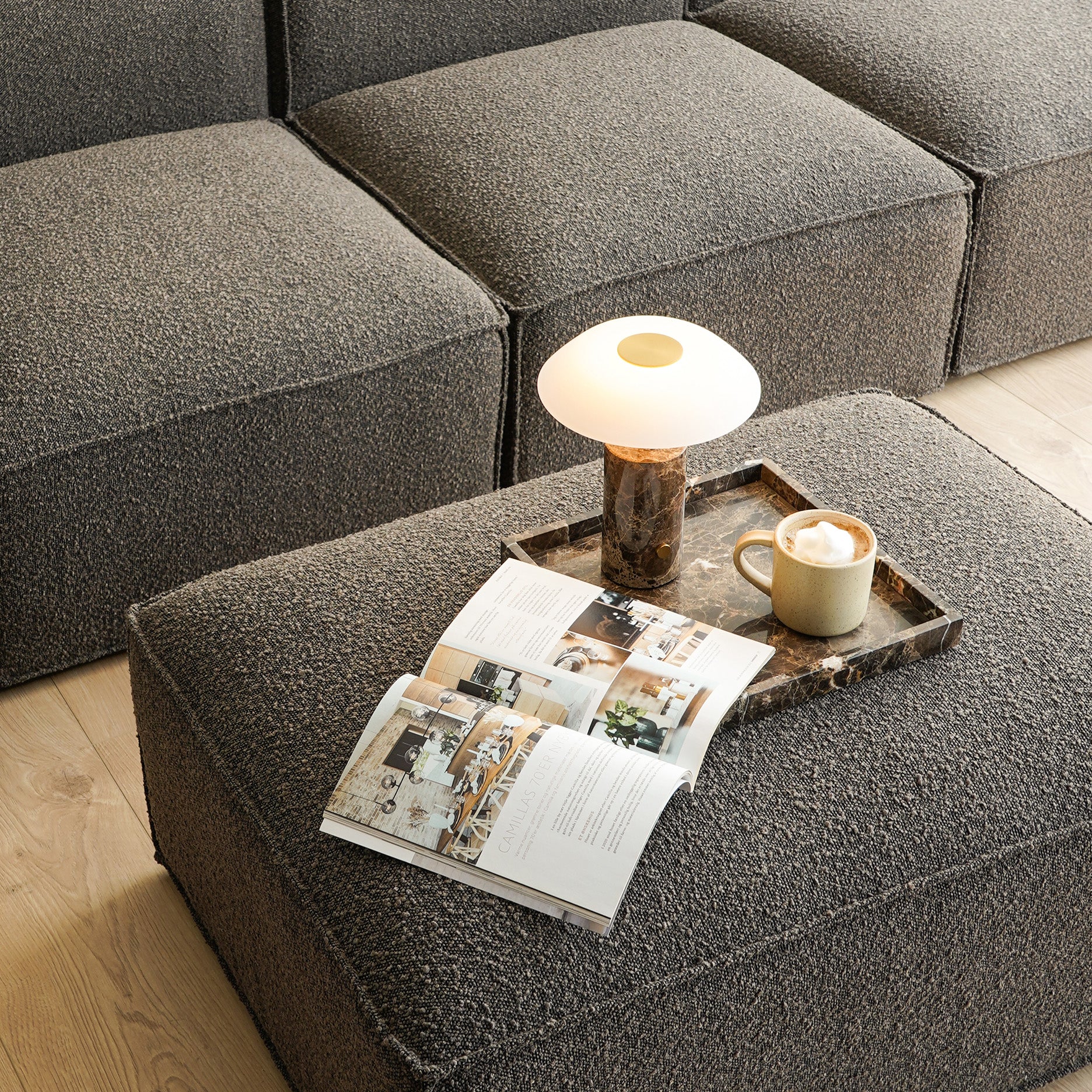 Nero Marmor LED-Lampe