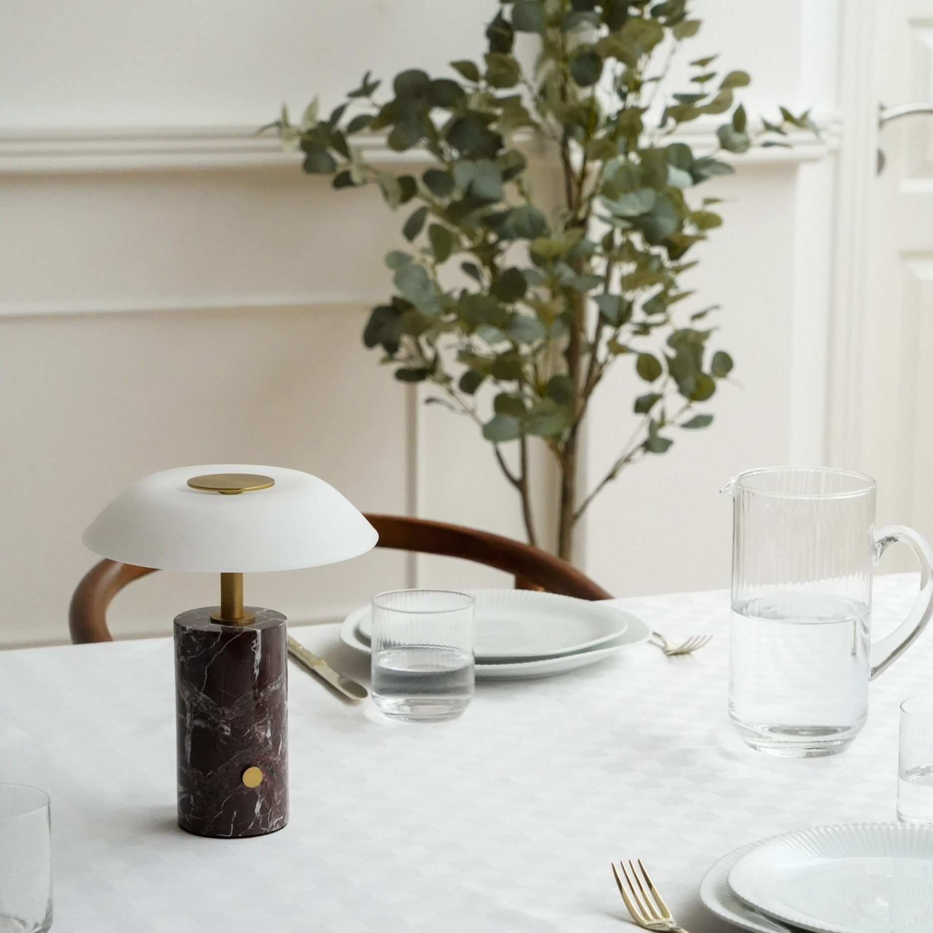 Nero Marmor LED-Lampe