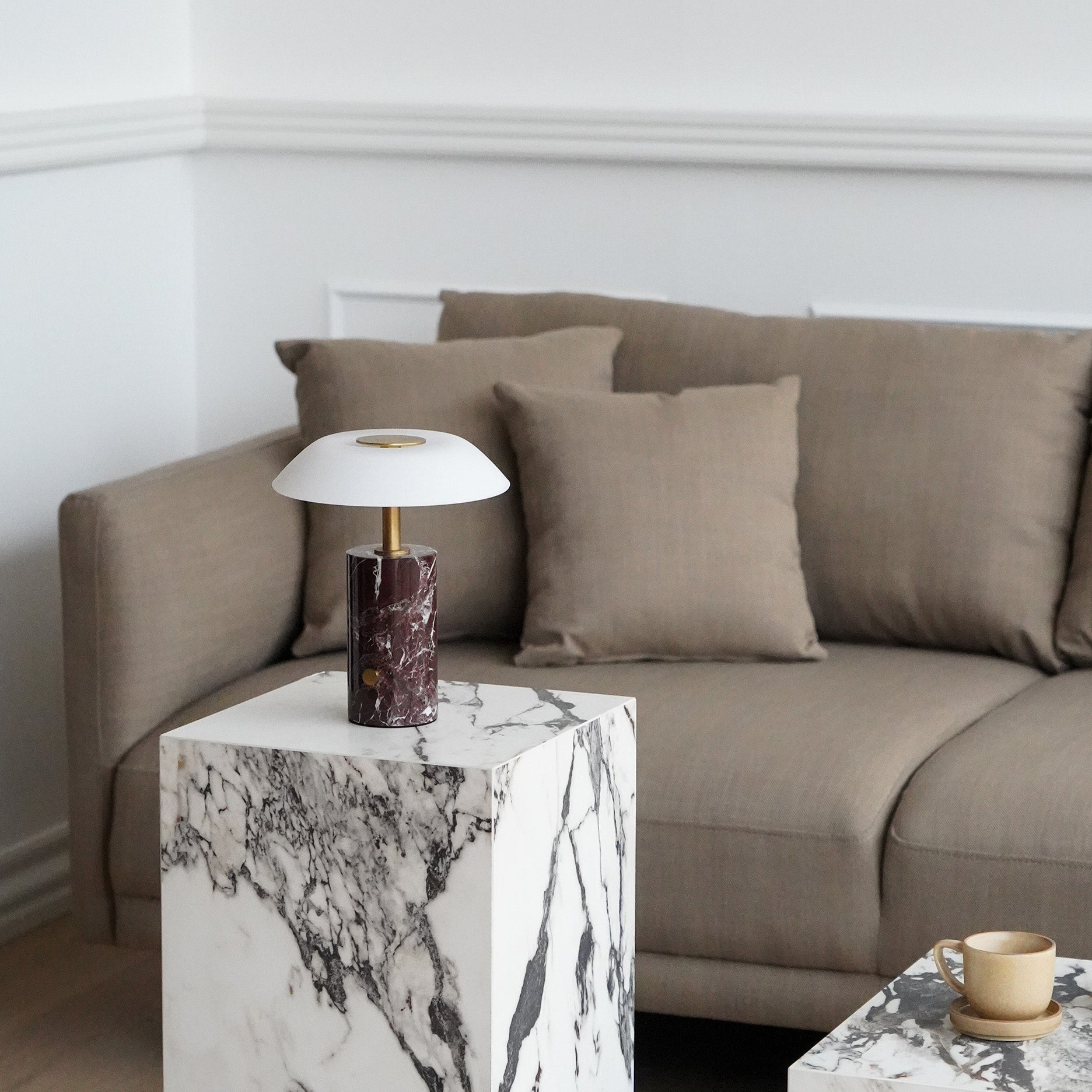 Nero Marmor LED-Lampe