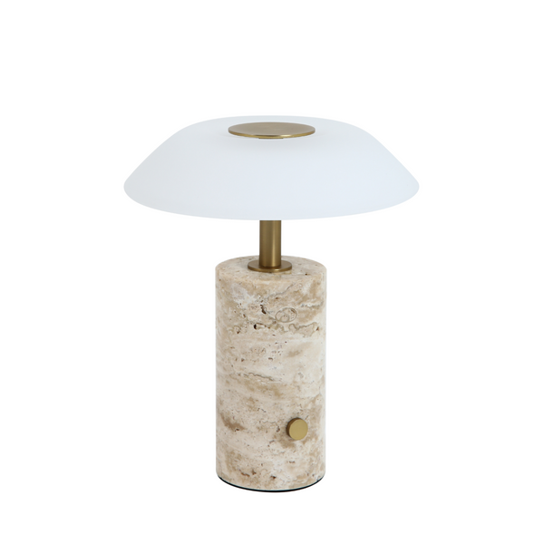 Nero Travertin LED-Lampe