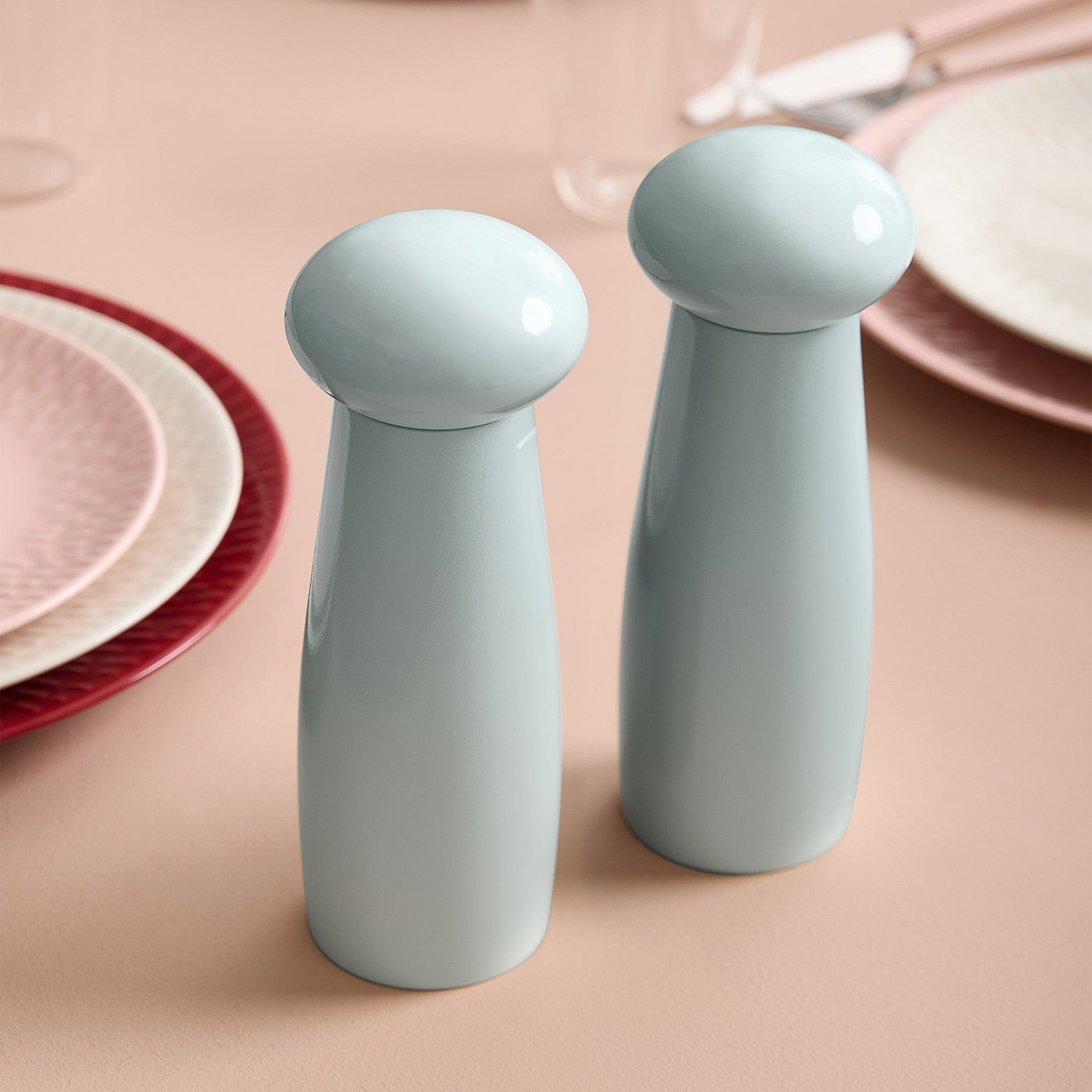 Konfetti-Mühle H18 cm aqua