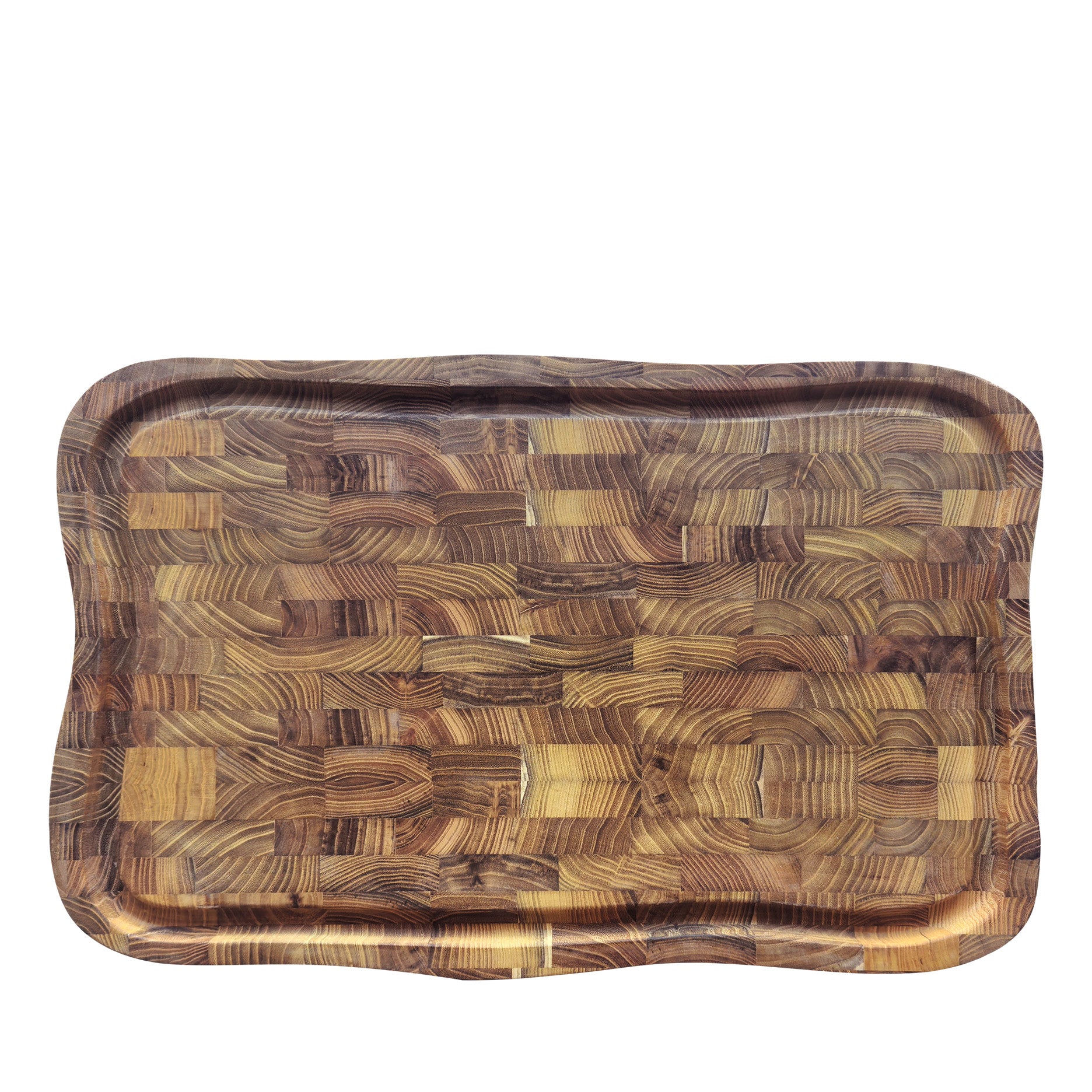 Raw teak skærebræt 55x35x3cm