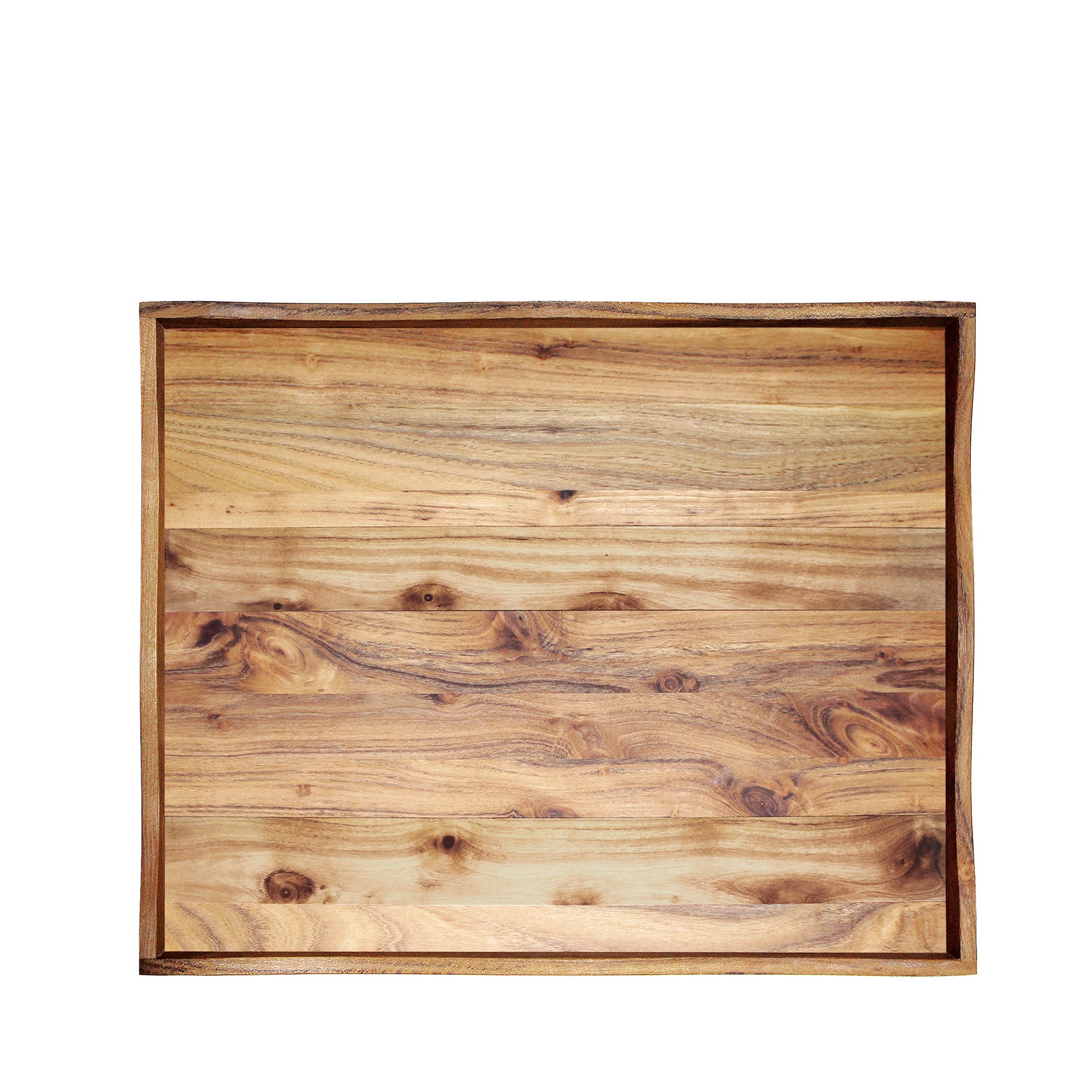 Raw teak bakke 45x38x4,5cm