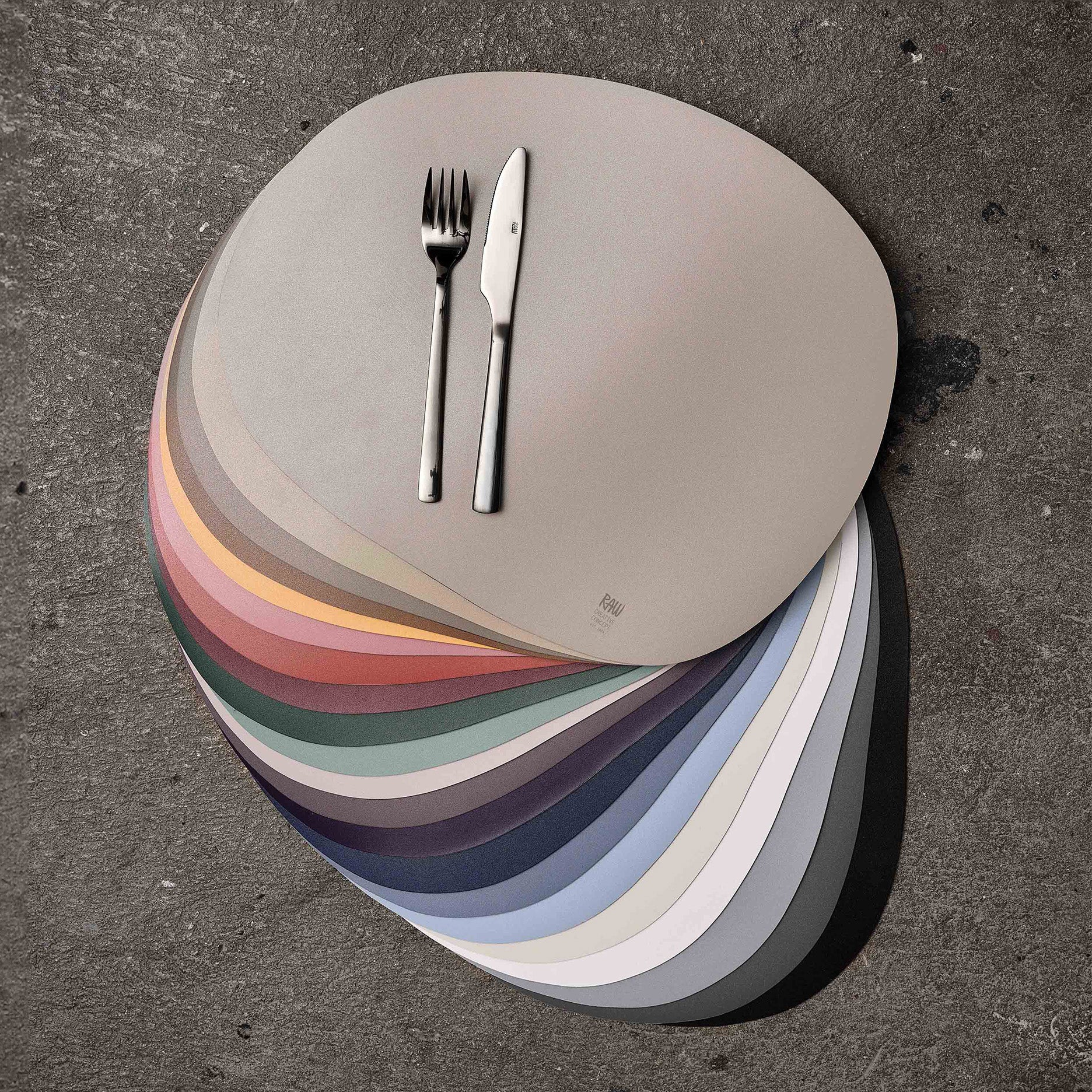 RAW Platzset Soft Surface Hellgrau