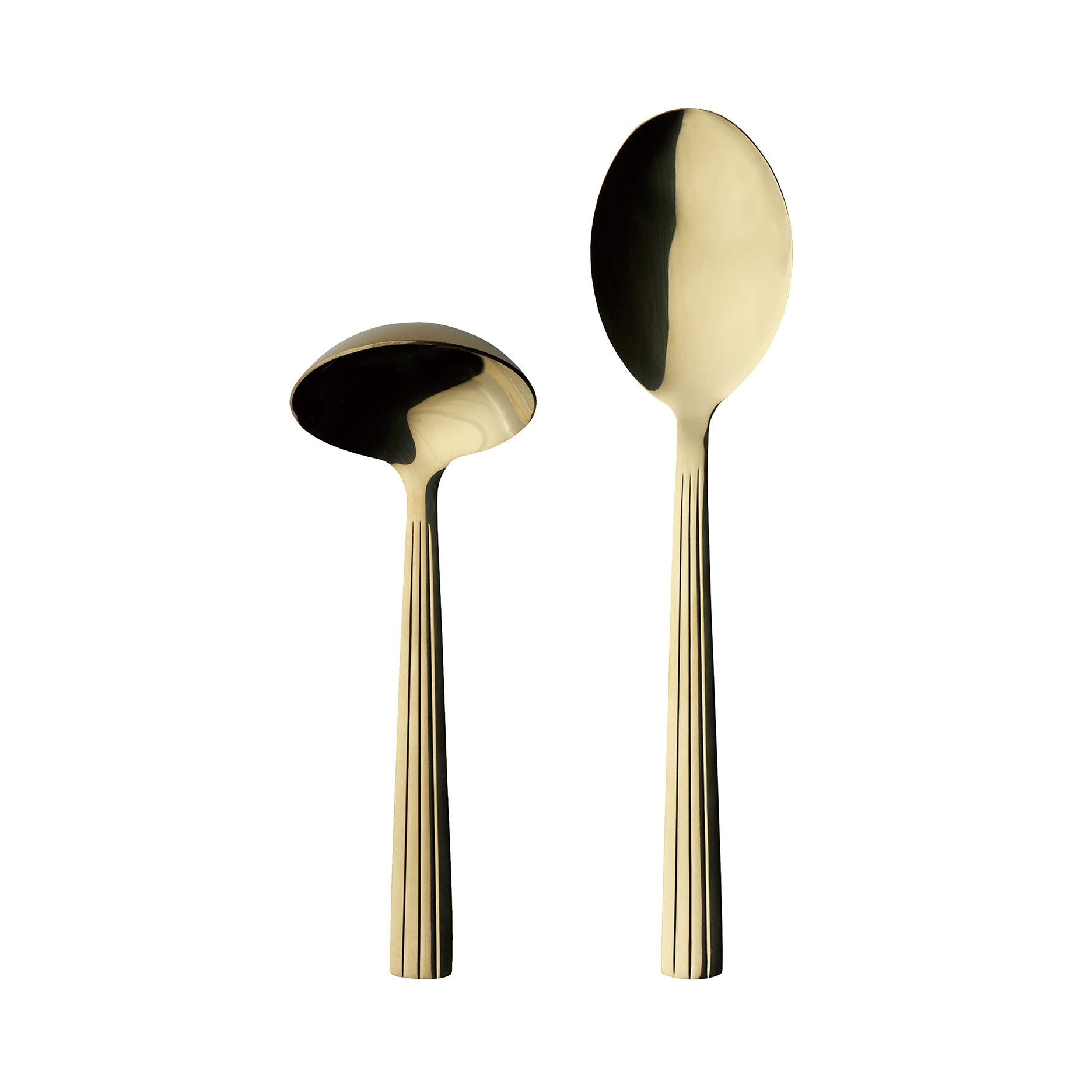 RAW Sauce-/Kartoffellöffel-Set Champagne