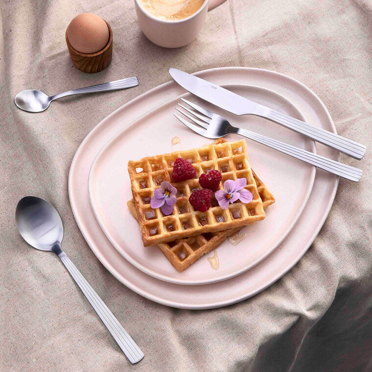 RAW Besteckset 48-teilig mattes Edelstahl
