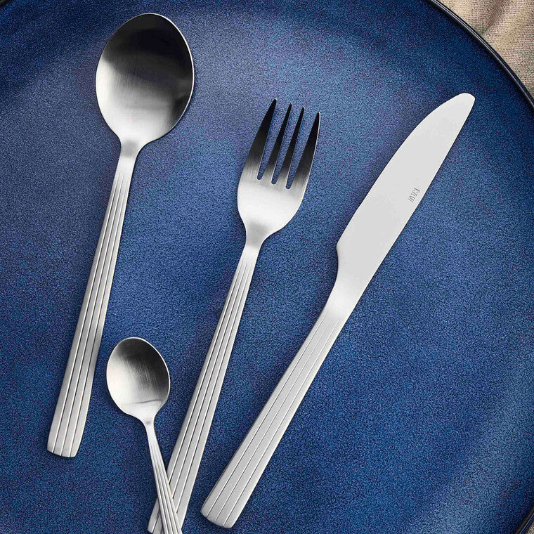 RAW Besteckset 48-teilig mattes Edelstahl