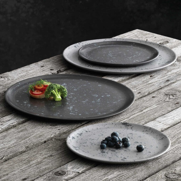RAW middagstallerken Ø28 cm grå spotted