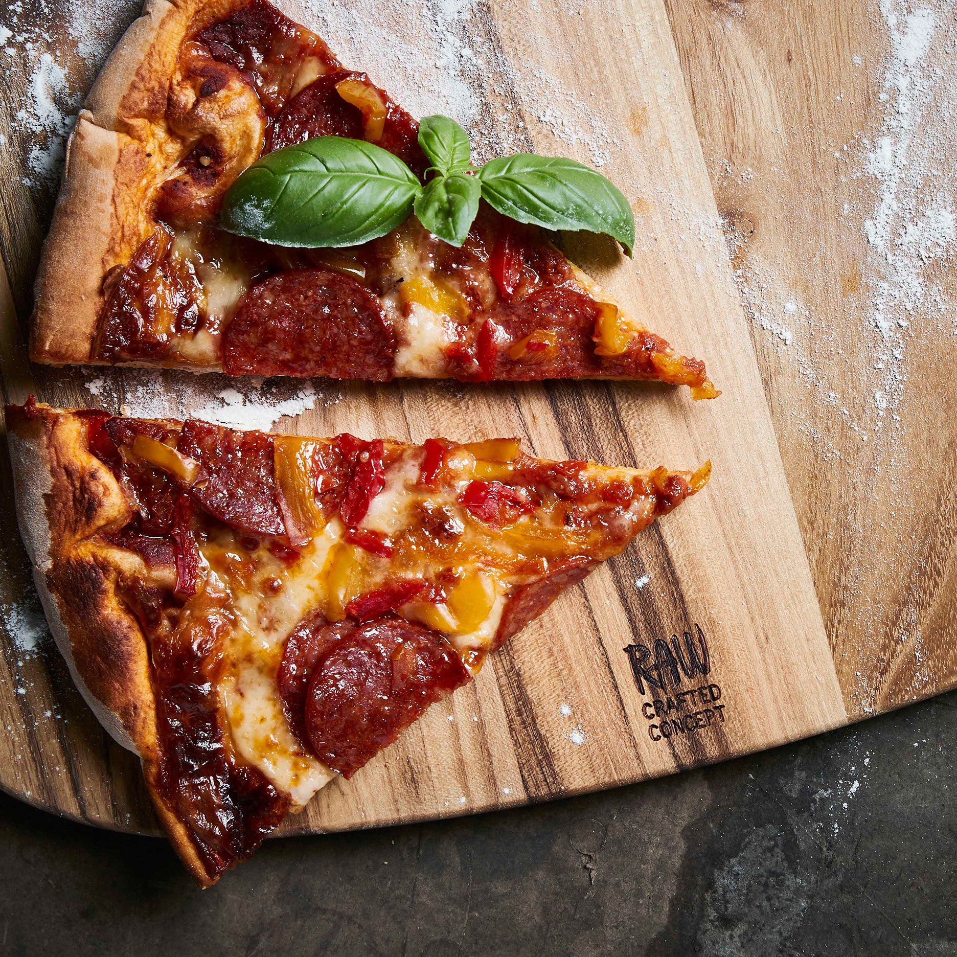 RAW Pizza-/Servierbrett