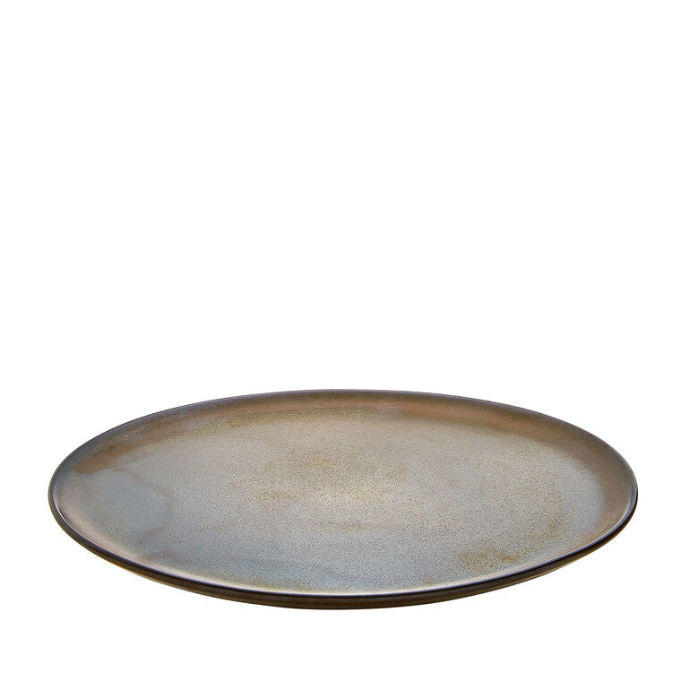 RAW lunchteller D23 cm metallic brown