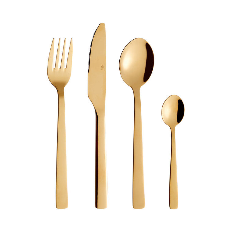 RAW Besteckset 24 telie gold