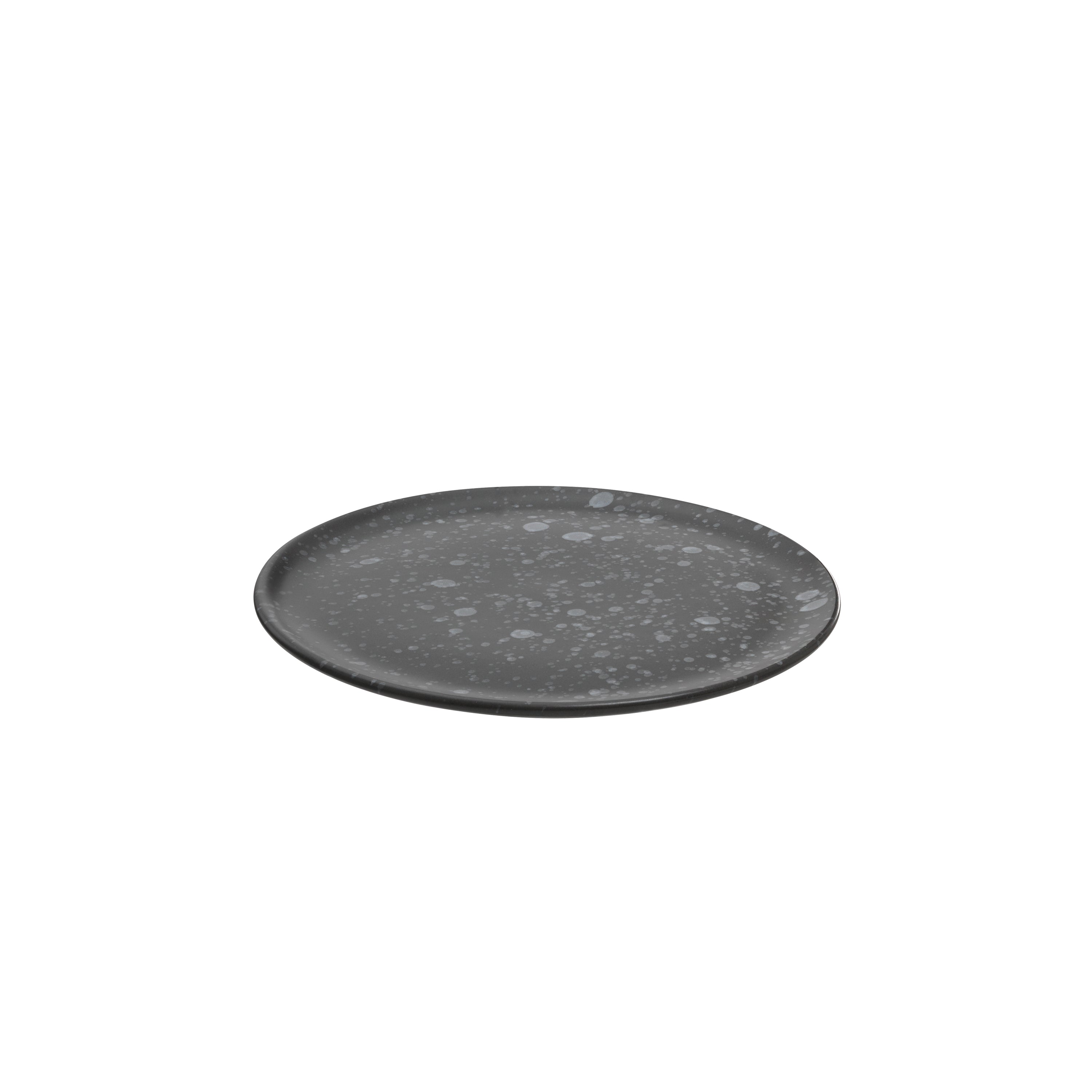 RAW dessertteller D20 cm Schwarz mit Flecken