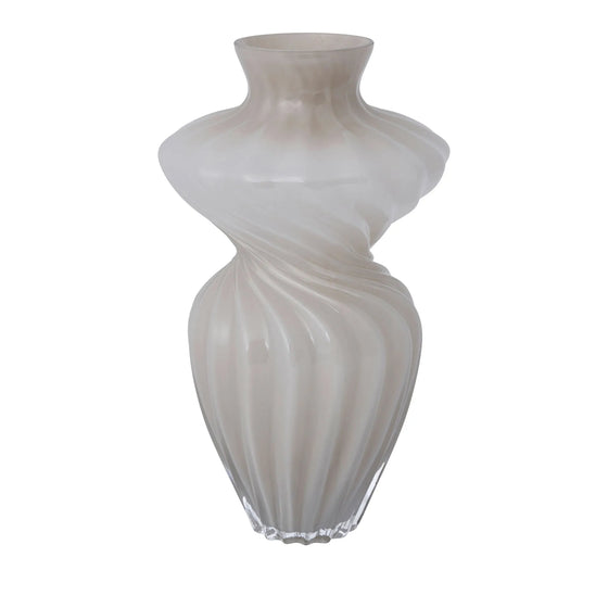 Torque Vase Beige H 30