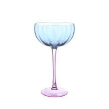  Candy Champagnerglas Blau/Rose