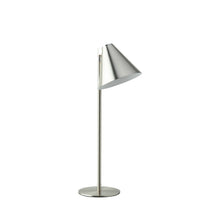  Turn Tischlampe Silber H: 53 cm