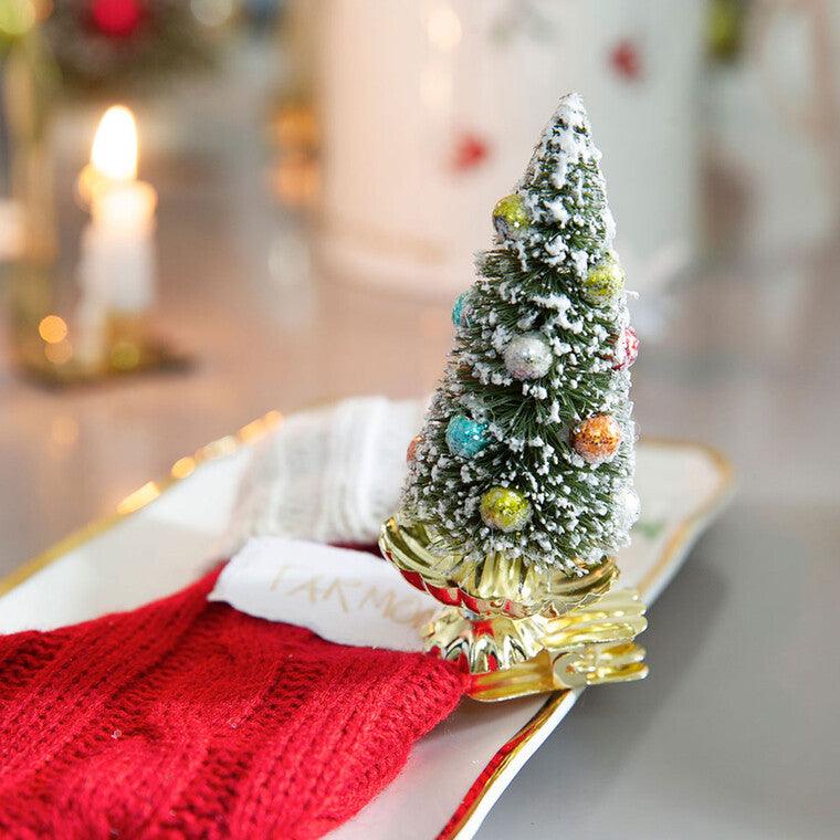Christbaum auf Clip Modern 15 cm