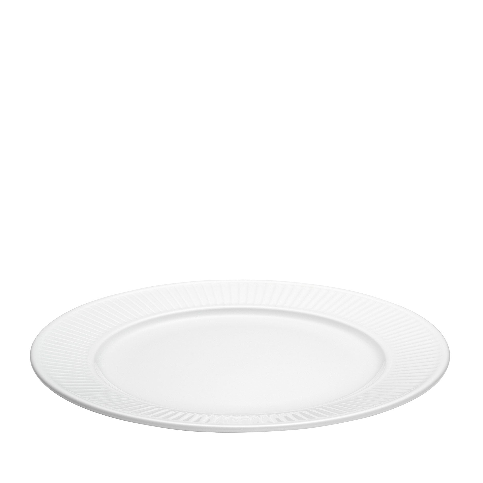 Plissé Teller flach Ø26 cm weiß