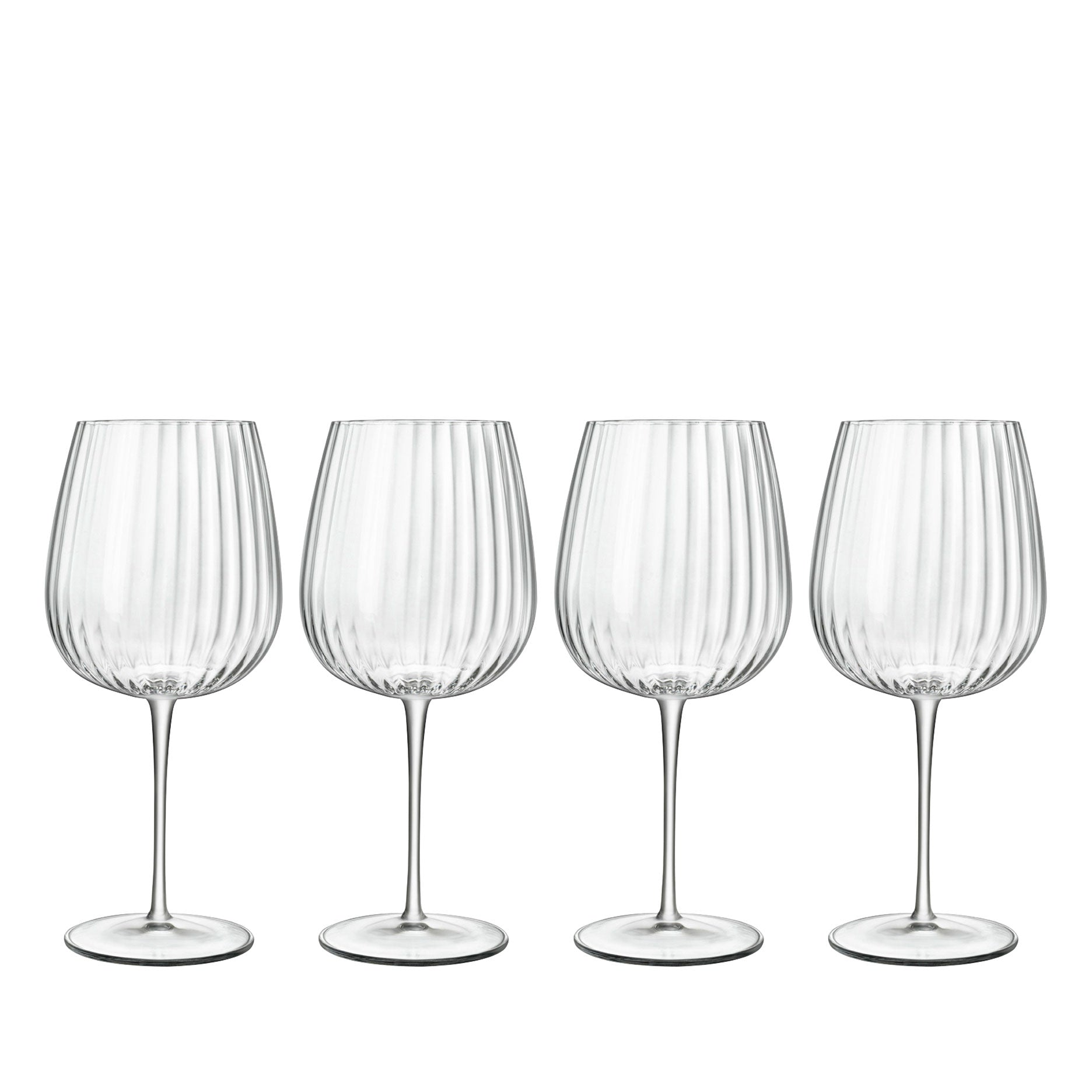 Optica gin & tonic glas burgundy 4 stk