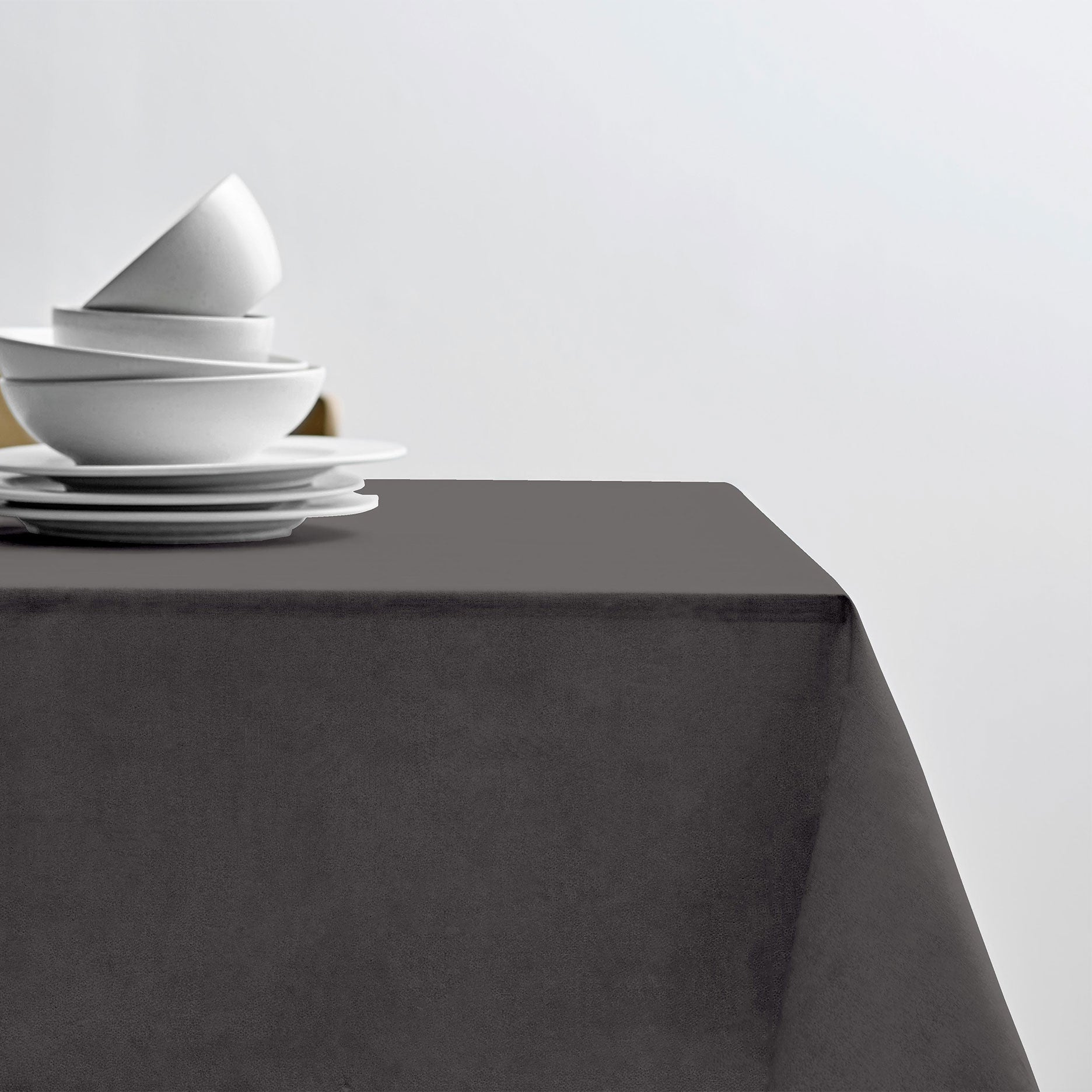 Pure Linen Tischdecke 140x270 cm earth