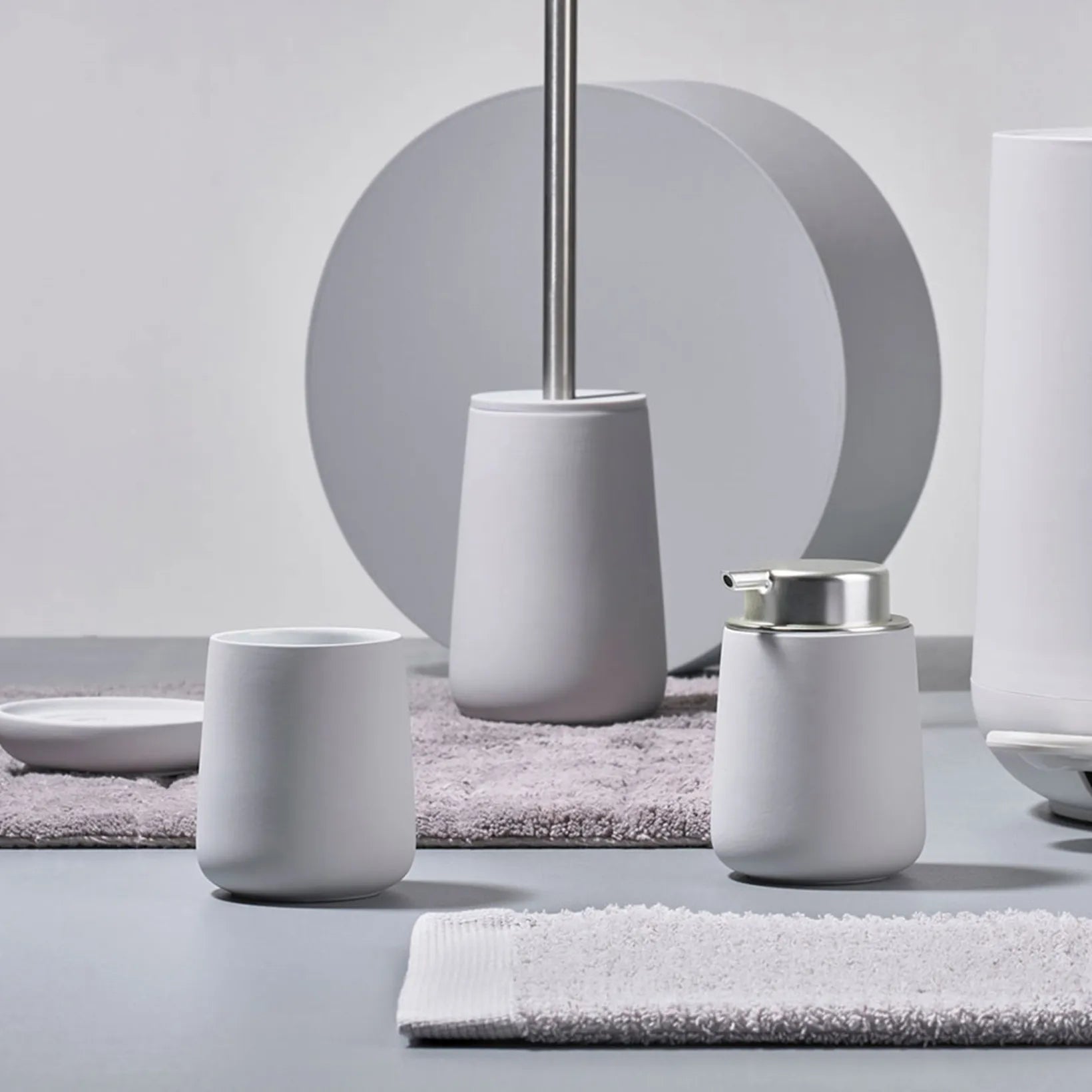 Nova Zahnputzbecher Soft Grey