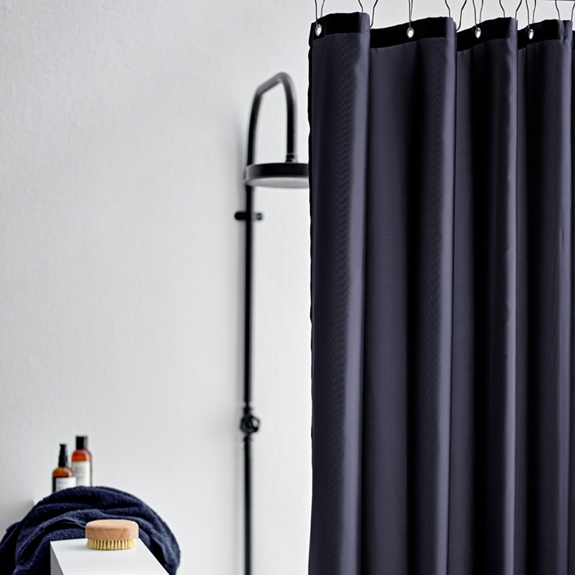Comfort Duschvorhang 180x200 cm marineblau
