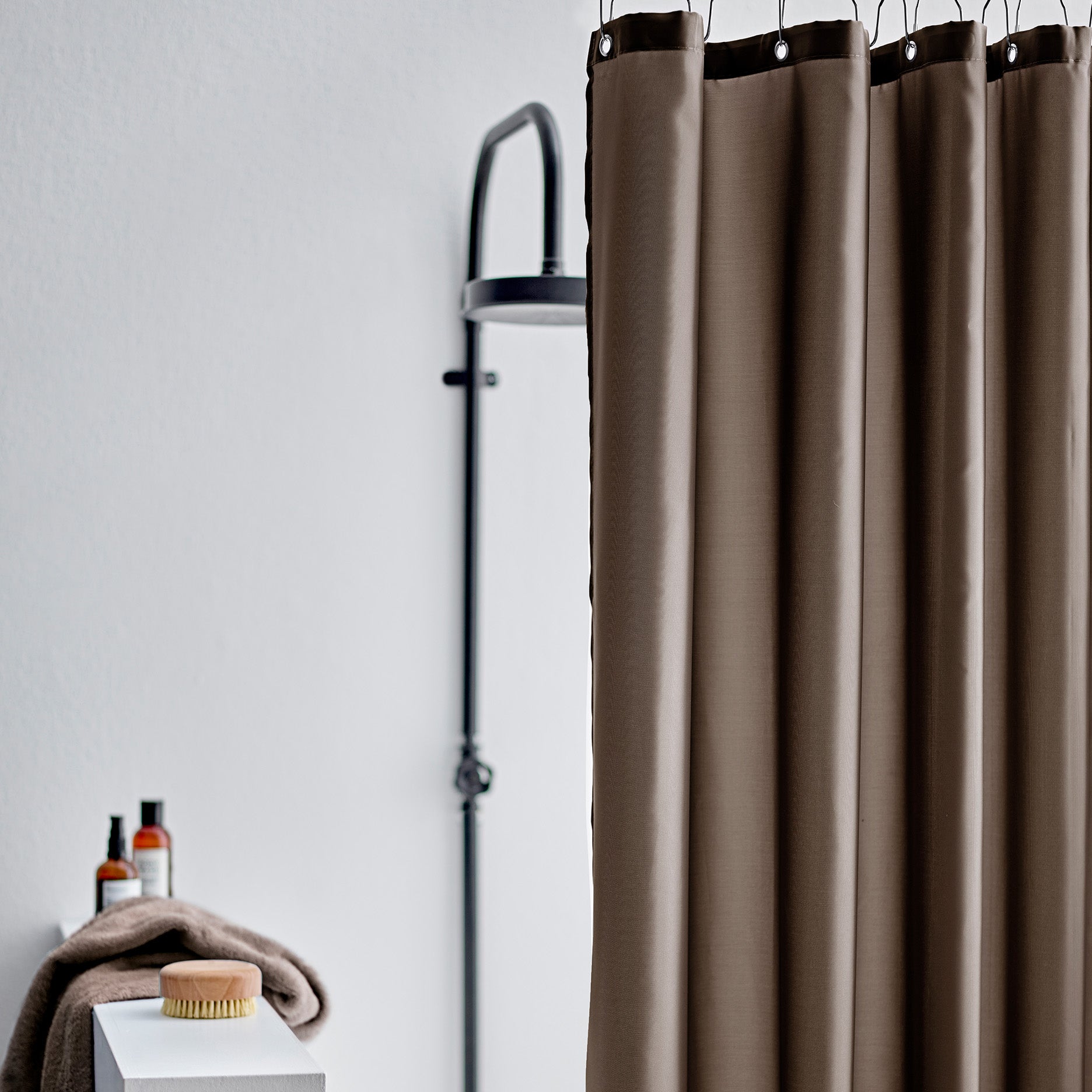 Comfort Duschvorhang 180x220 cm Taupe