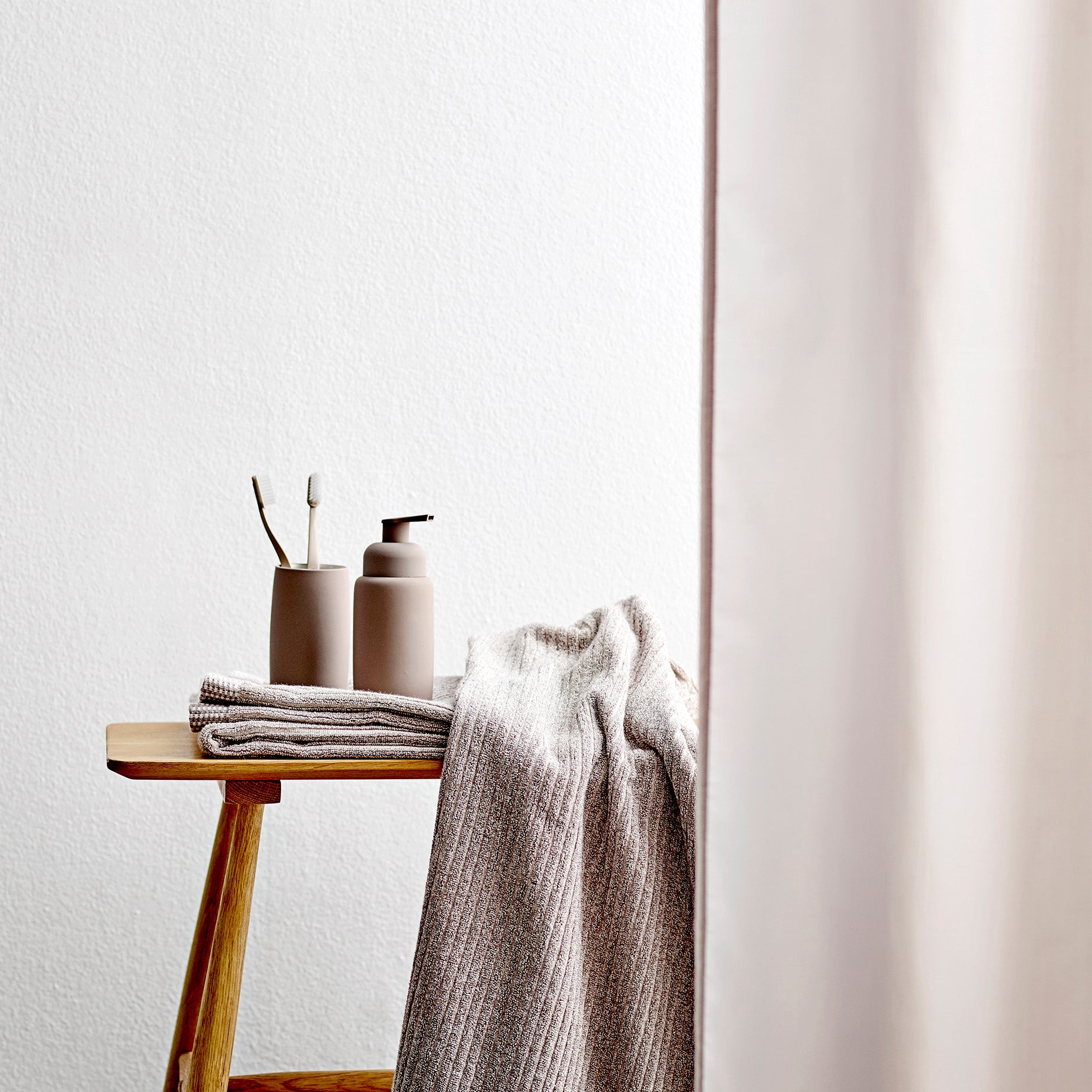Comfort Duschvorhang 180x200 cm beige