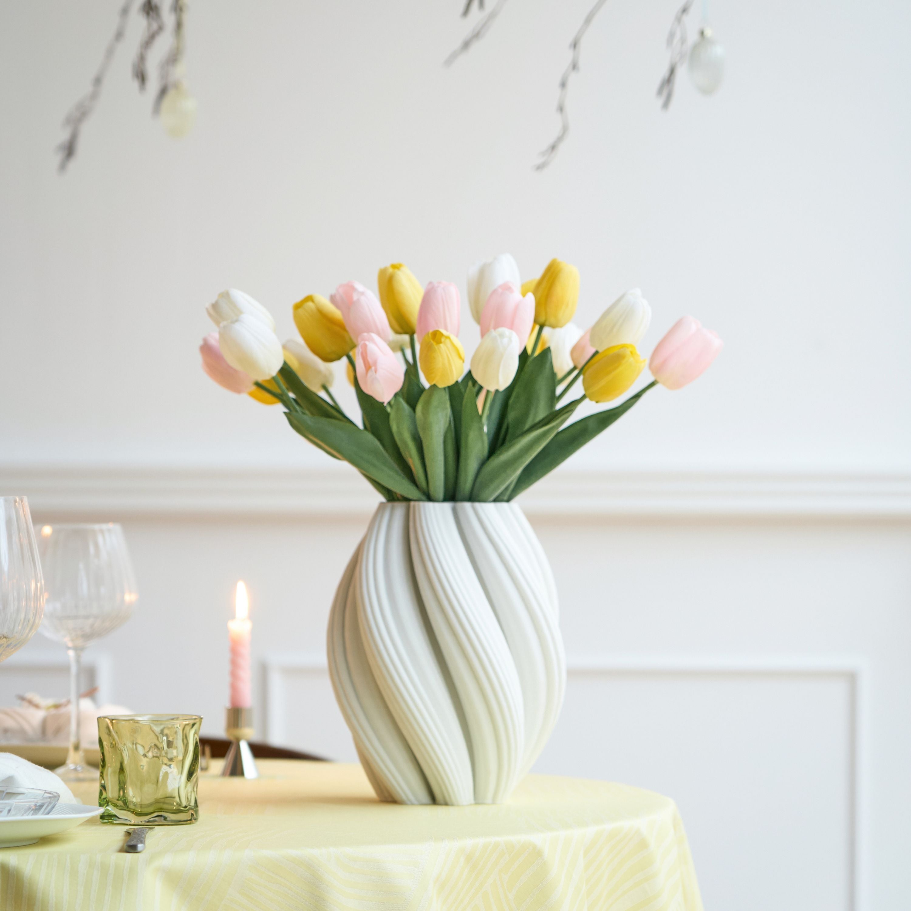 3D Wave Keramikvase