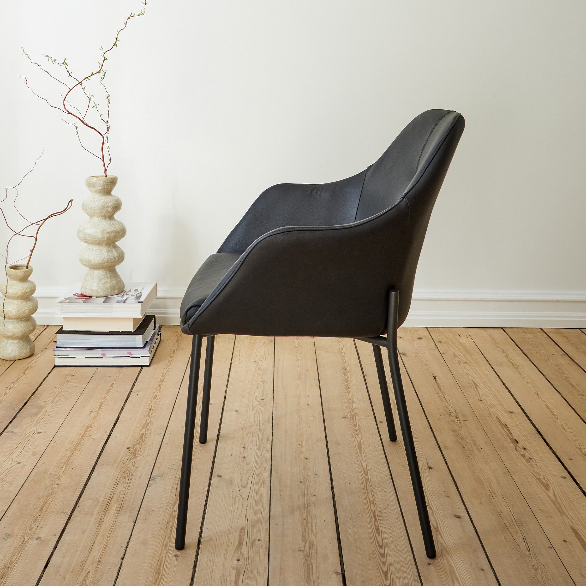 New Age Stuhl m. festen beinen - PU
