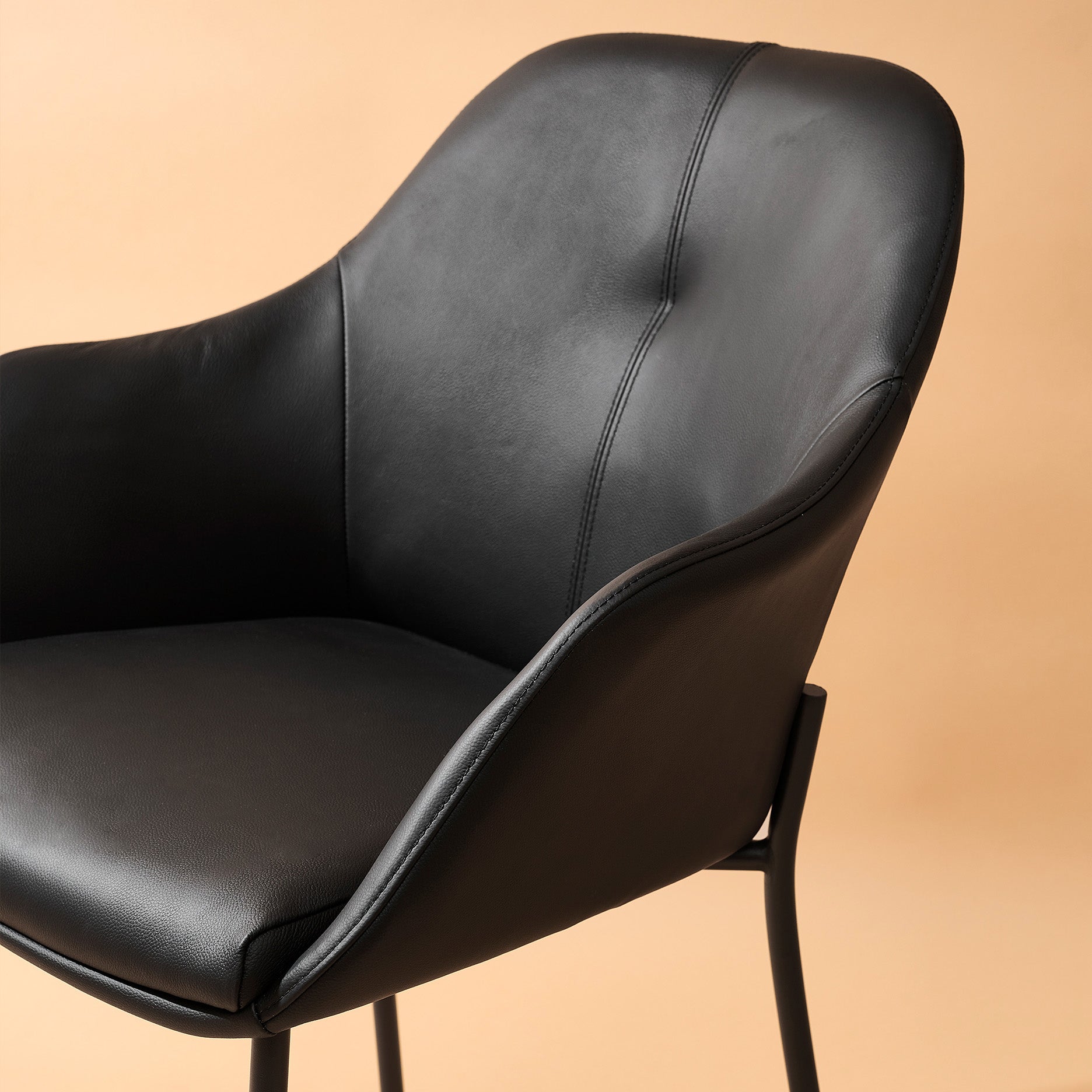 New Age Stuhl m. festen beinen - PU