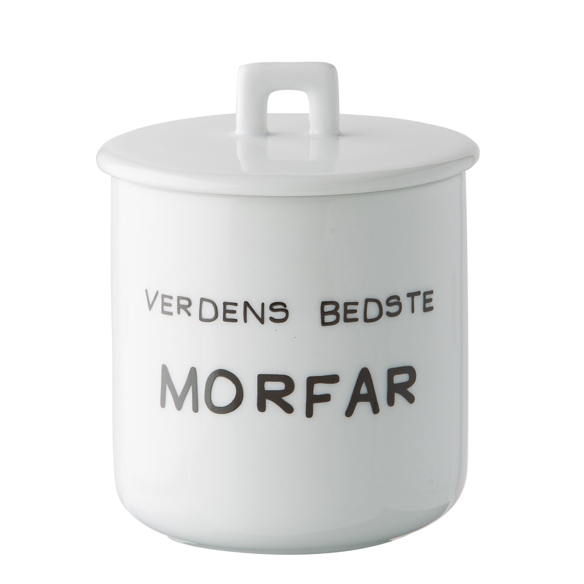 Becher mit Porzellandeckel - Der beste Opa der Welt