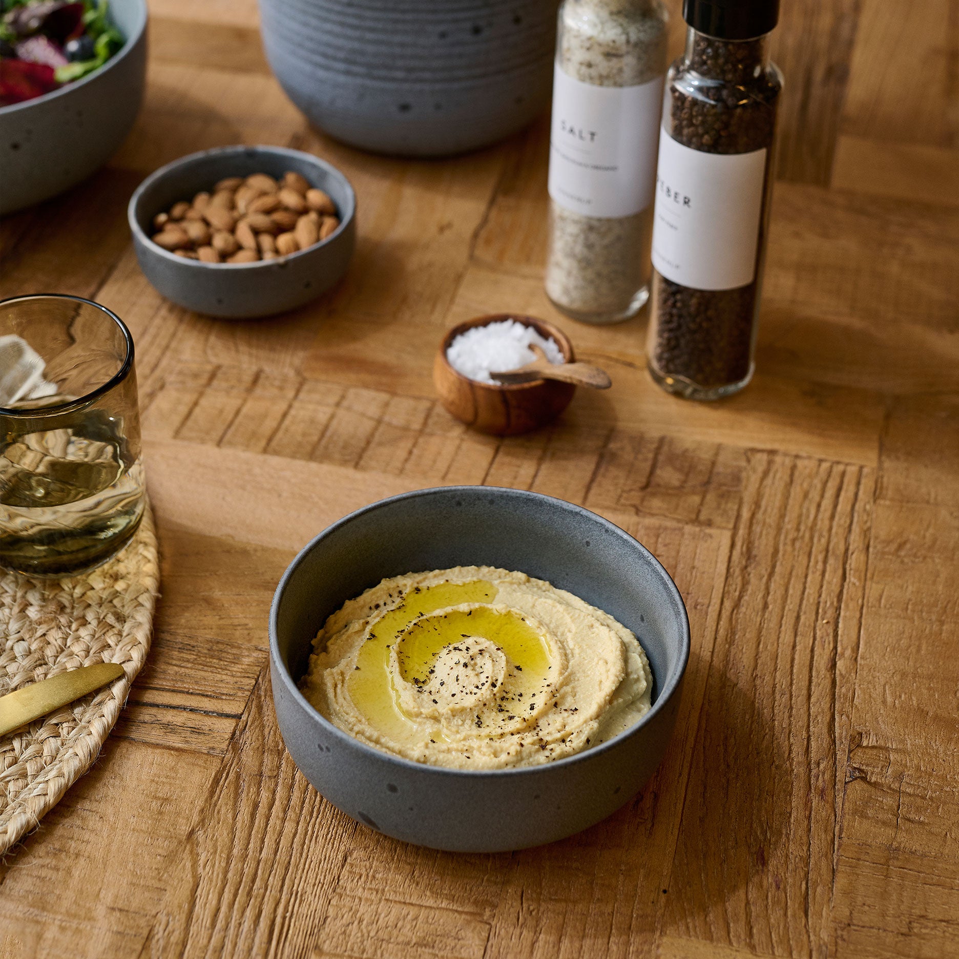 Gourmet Stone Schale 2 Stück
