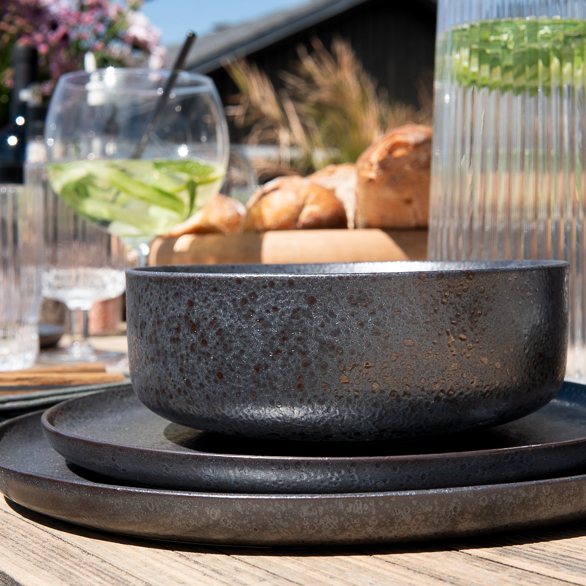 Gourmet Stone Schale 2 Stück