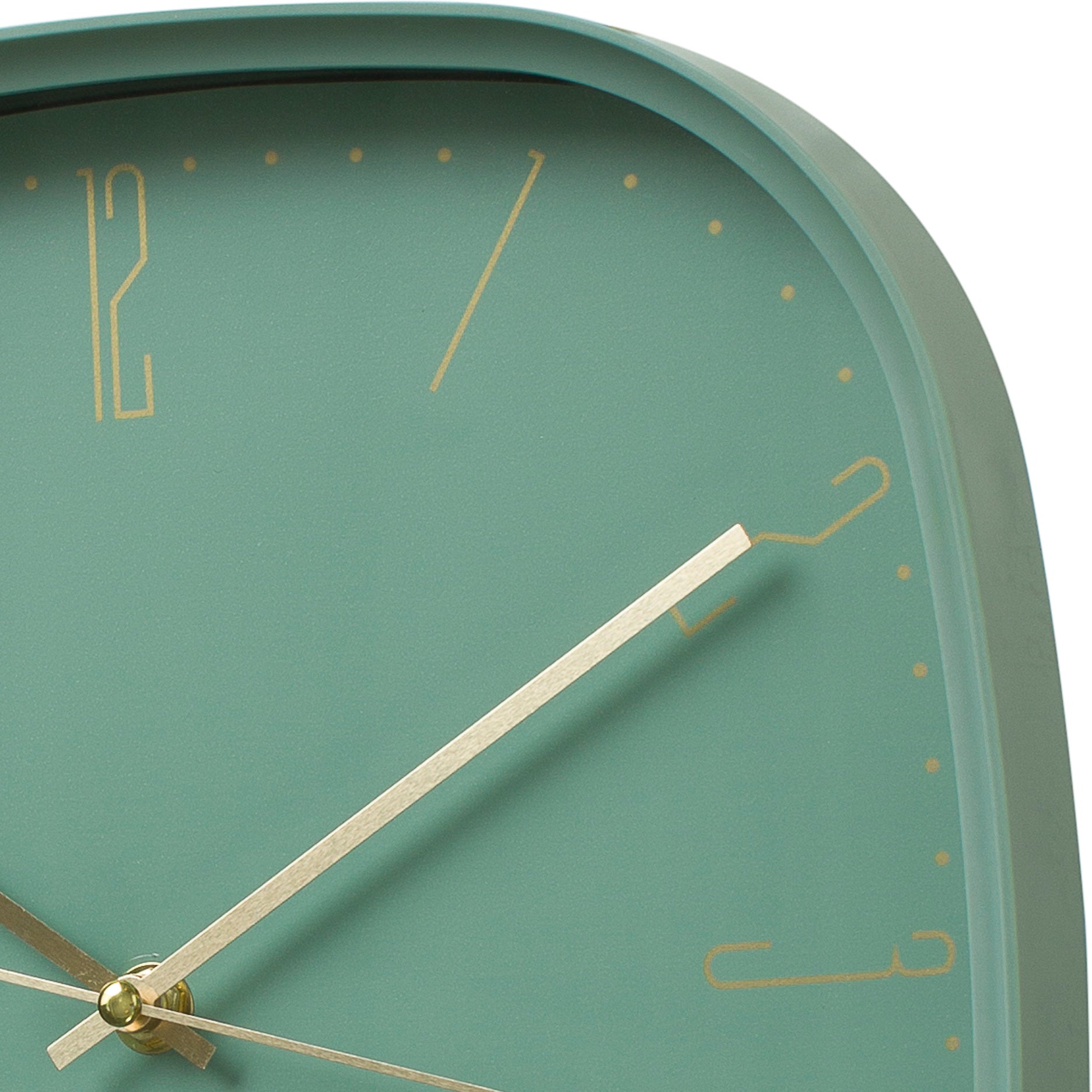 Wanduhr, quadratisch, 30x30 cm.