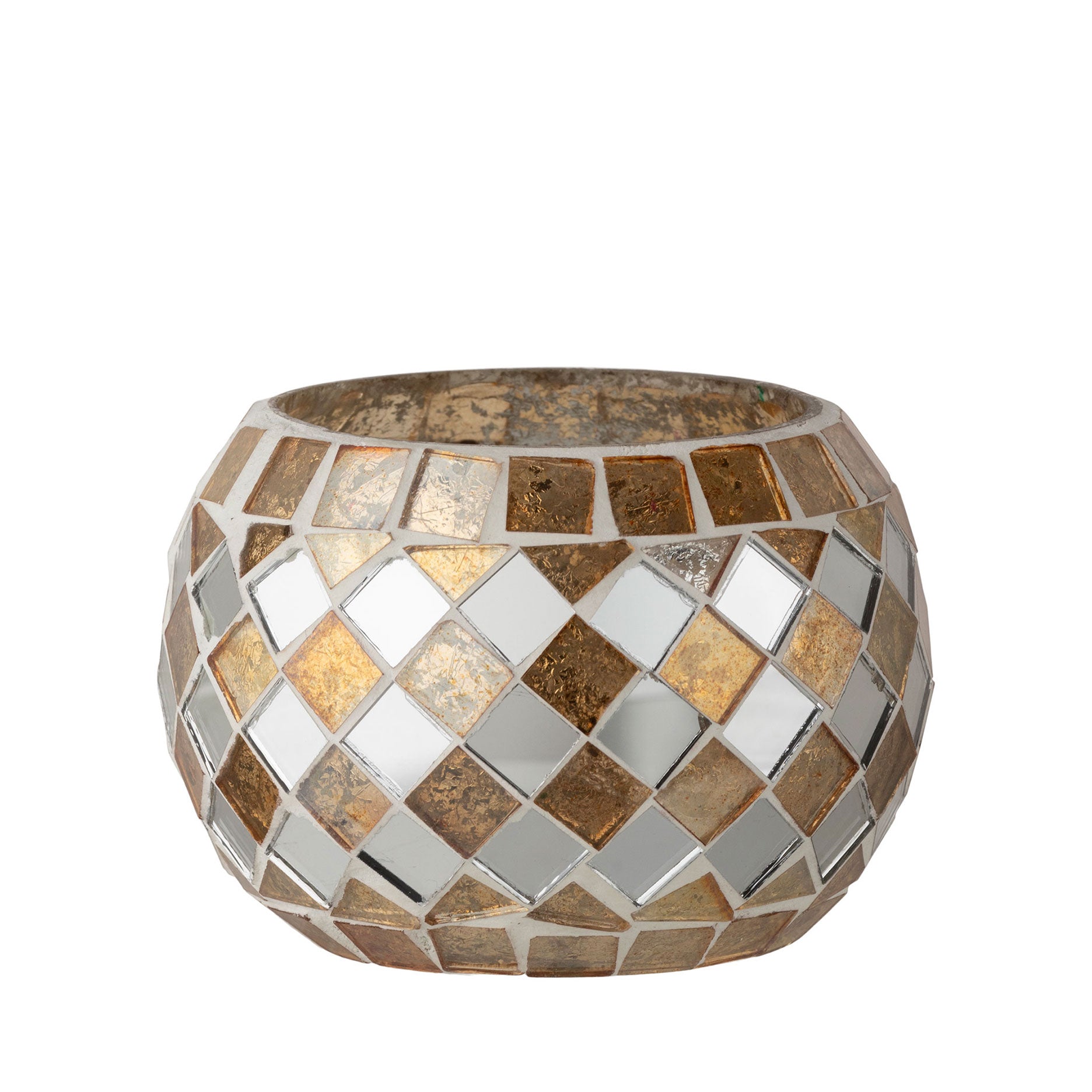 Mosaik Teelichthalter H6,5 cm